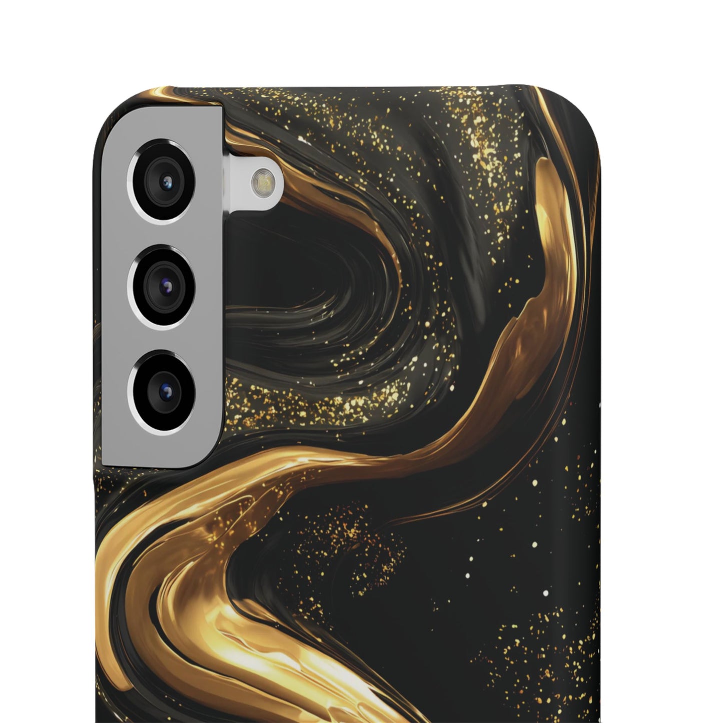 Elegant Gold Swirl Snap Case - Stylish Phone Cover, Modern Accessory, Gift for Her, Luxe Phone Case, Trendy Decor