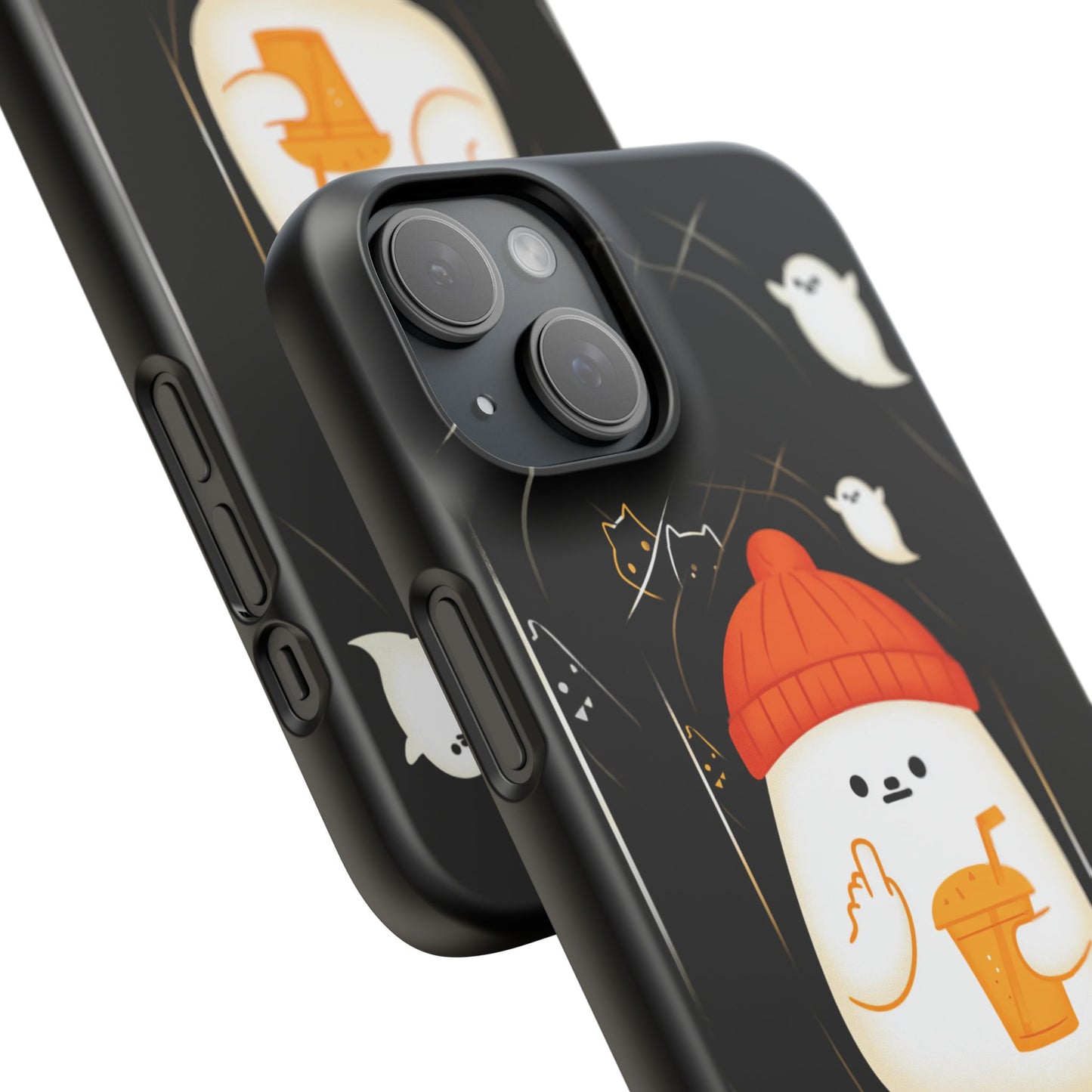 Spook You Halloween Ghost Snap Case Kawaii Protective Phone Cover for iPhone and Samsung