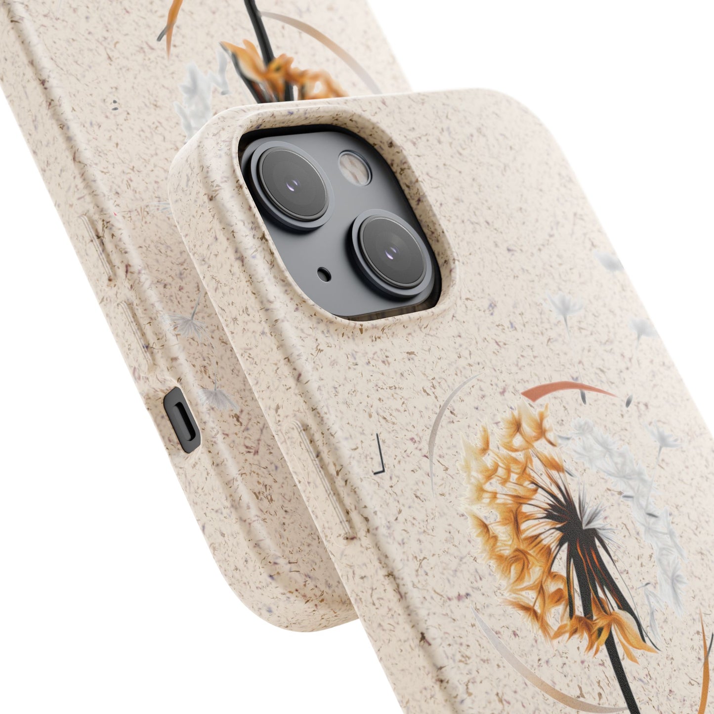 Plastic Free Eco-Friendly Phone Cases with Floral Design Sustainable Gift for Iphone and Samsungs