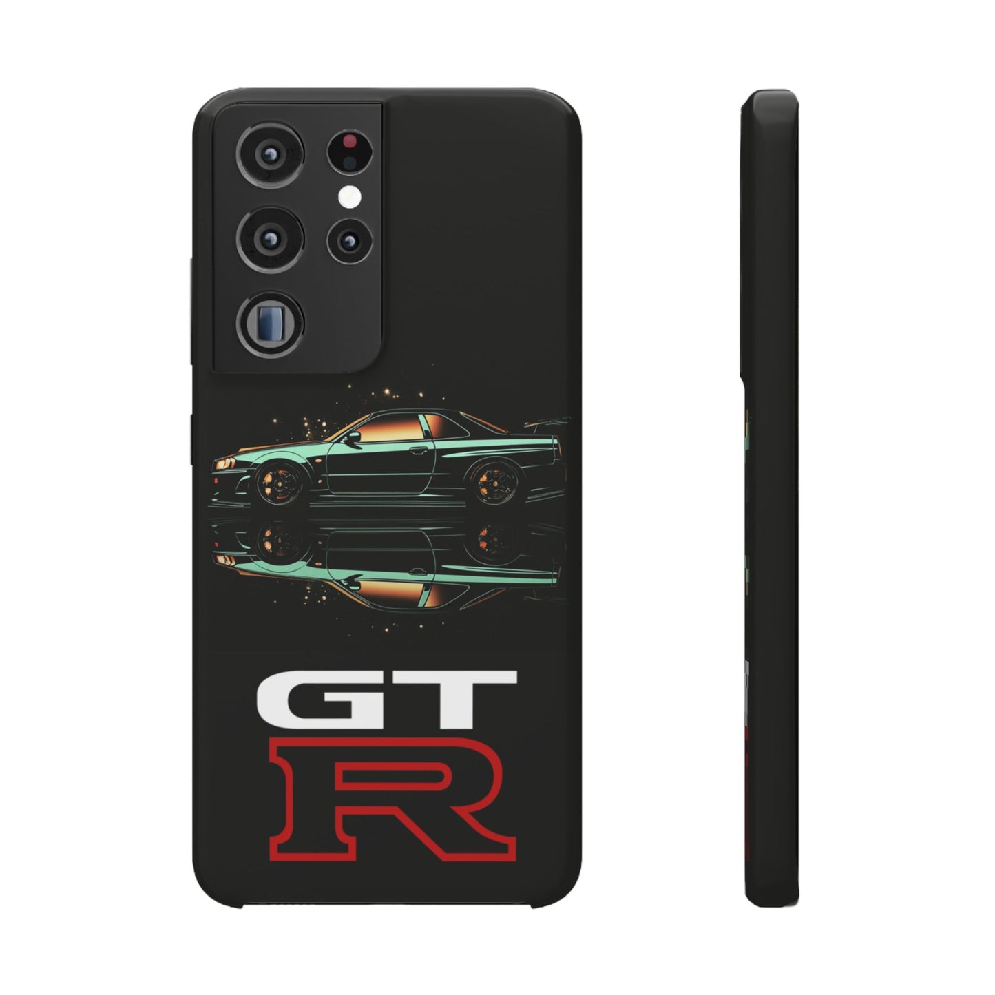 Green Skyleine R34 GTR Art Snap Case and Protective Phone Cover For iPhone and Samsung