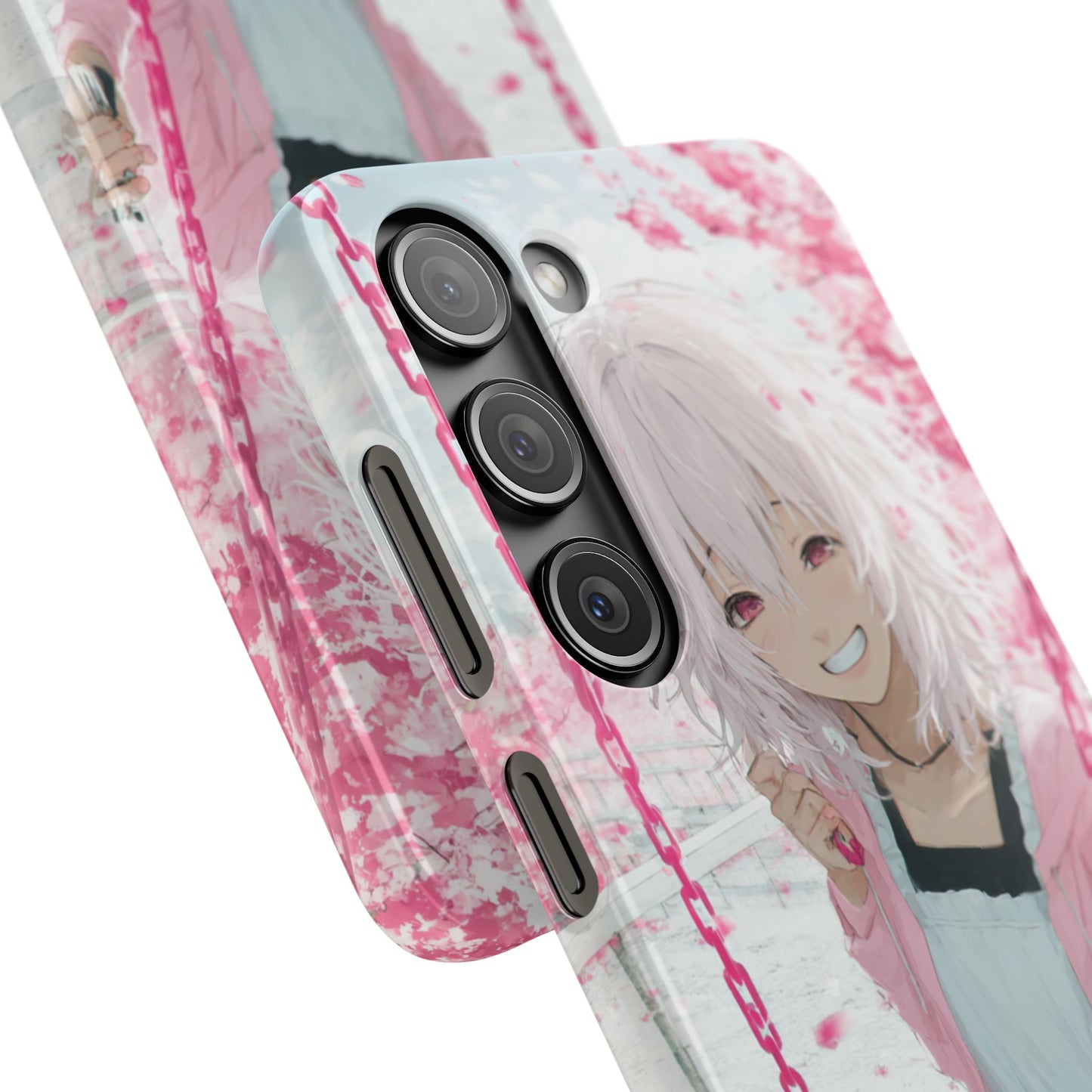 Anime Character Snap Cases for Phone, Cute Aesthetic Phone Cover, Gifts for Otaku, Floral Design, Unique Phone Cases