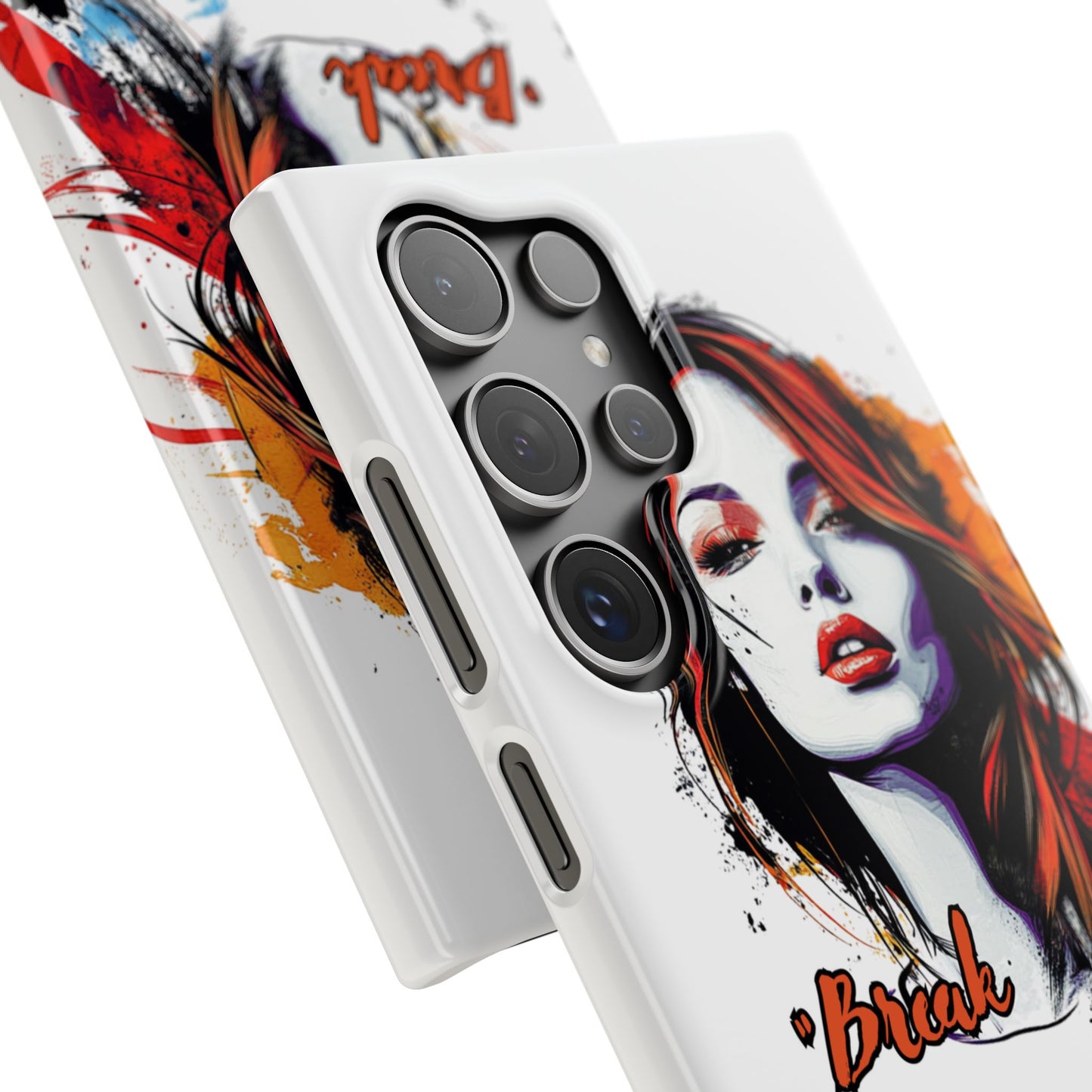 Empowering Art Snap Cases, Phone Cover, Break the Chains of Silence, Unique Gift, Inspirational Tech Accessories