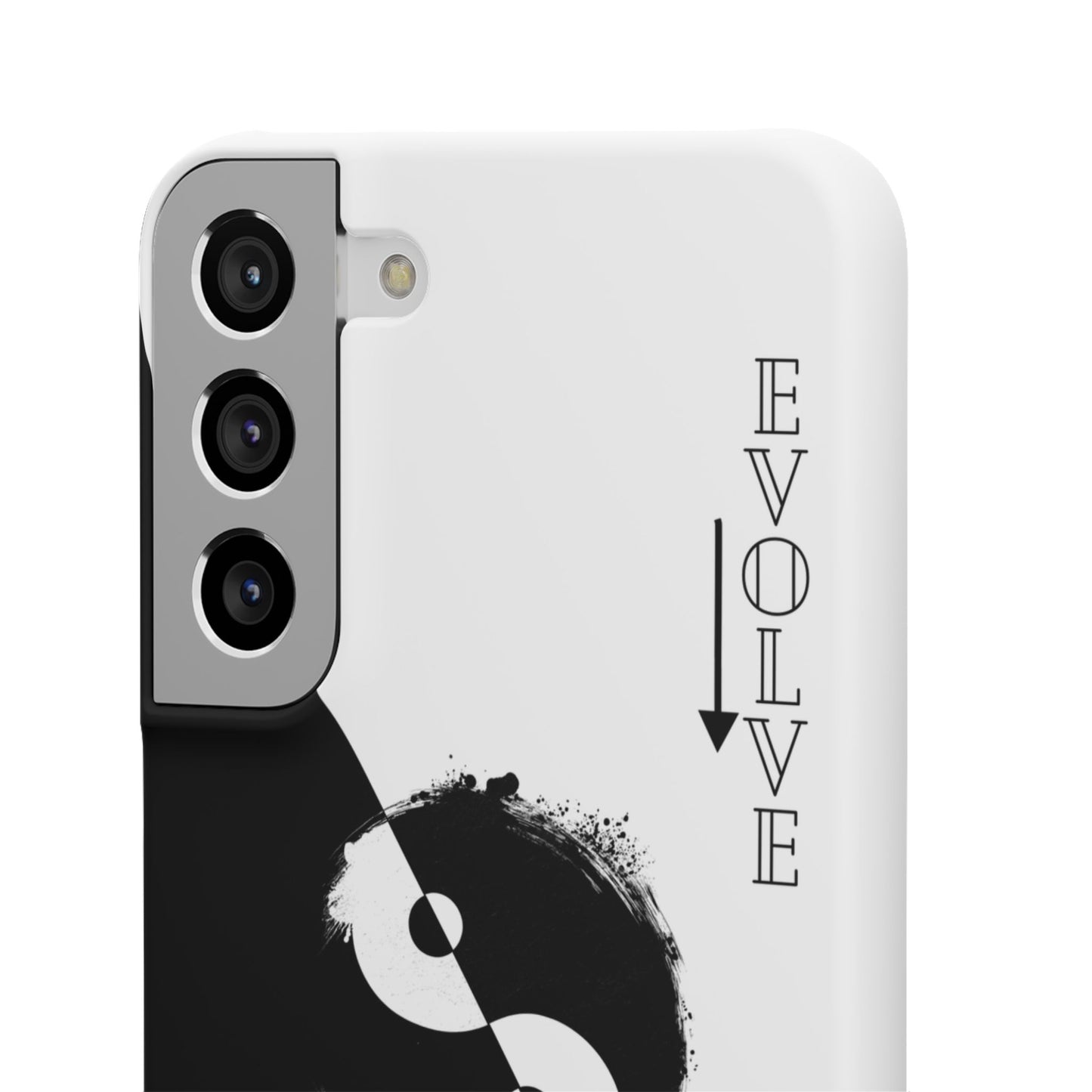 Yin Yang Evolve Black and White Snap Case Cover for iPhone and Samsung