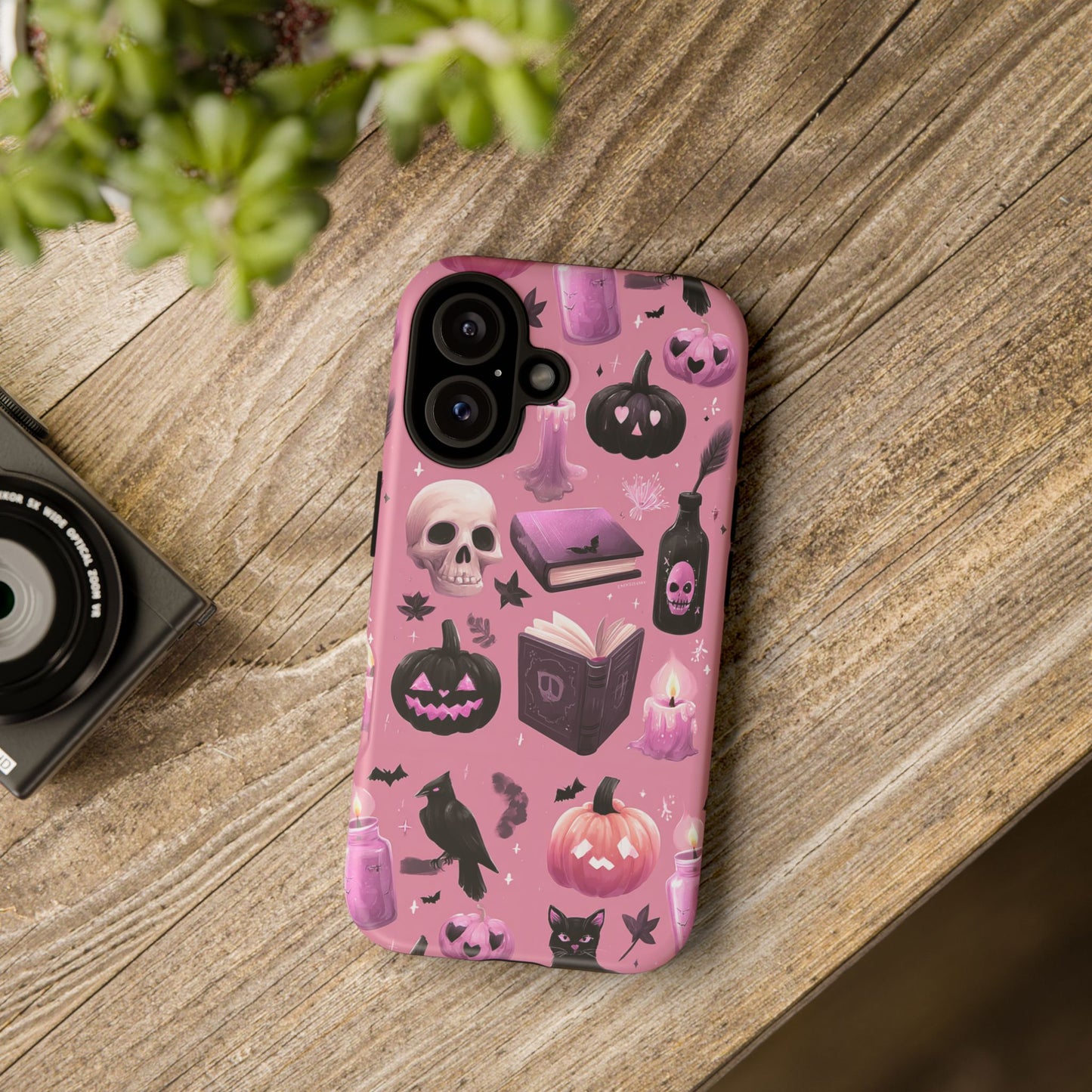 Spooky Phone Case - Halloween Design, Cute Costume Accessory, Fall Decor, Gift for Cat Lovers, Witchy Vibes, Trick or Treat