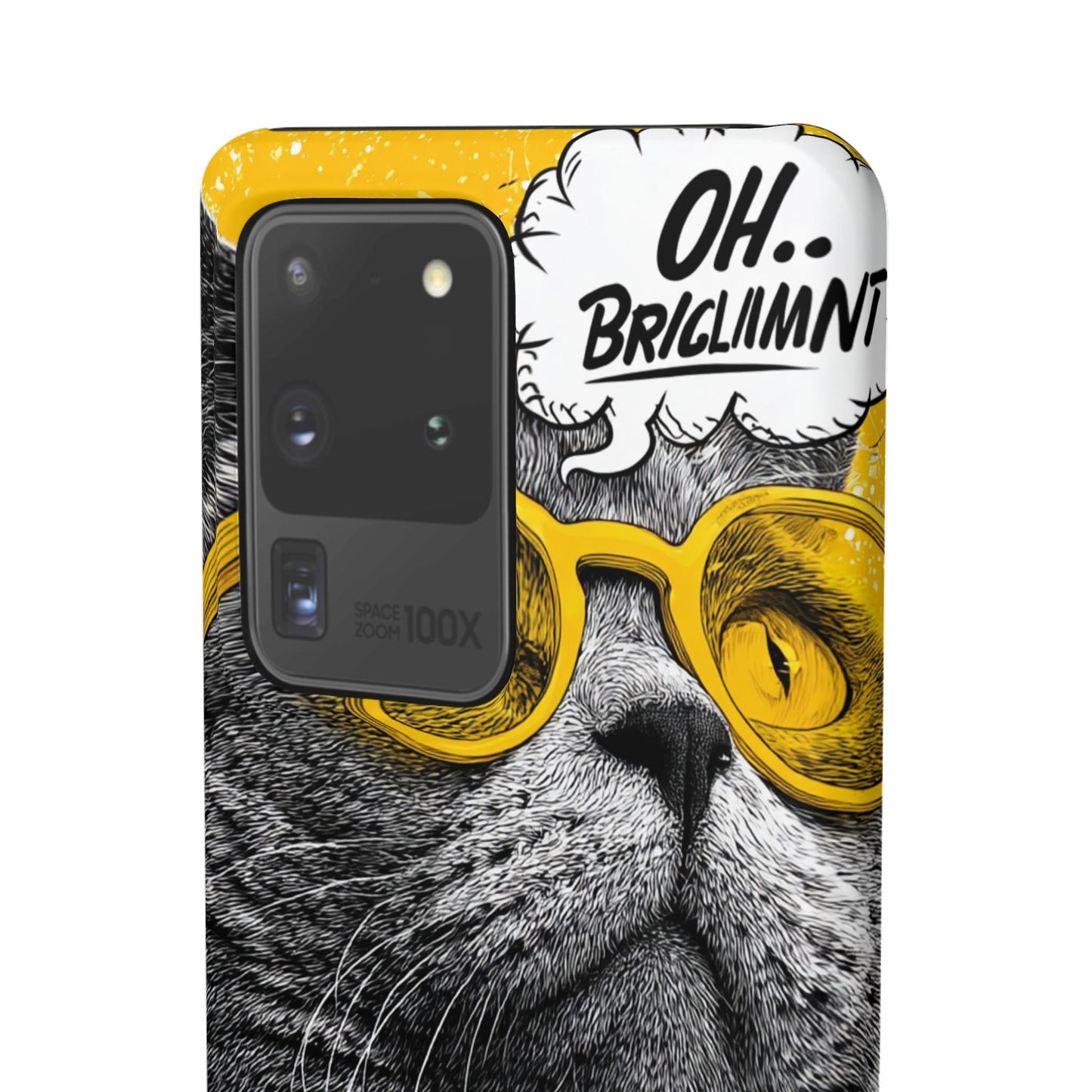 Playful Cat Snap Case - Quirky Phone Cover for Cat Lovers, Gift for Pet Enthusiasts, Funny Accessory for Any Occasion