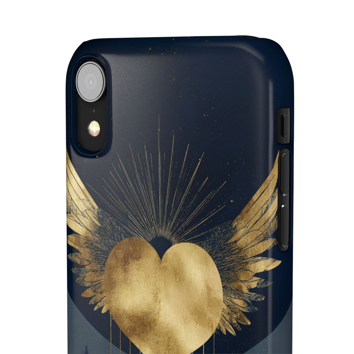 Heart Wing Snap Case, Elegant Phone Cover, Unique Gift, Artistic Accessory, Protective Case for Love and Romance