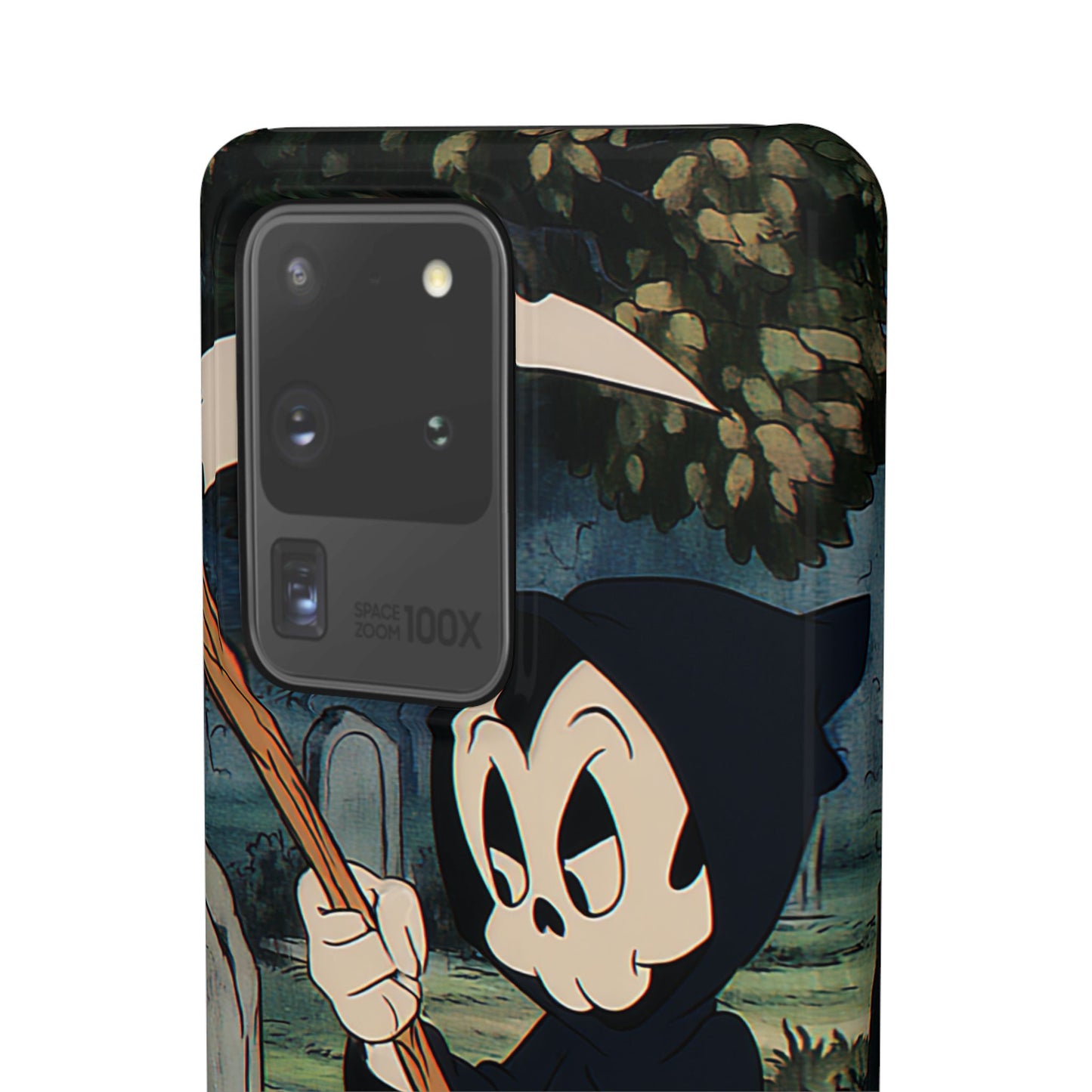 Grim Reaper Snap Case, Halloween Phone Case, Cute Death Phone Cover, Spooky Accessories, Unique Phone Protector