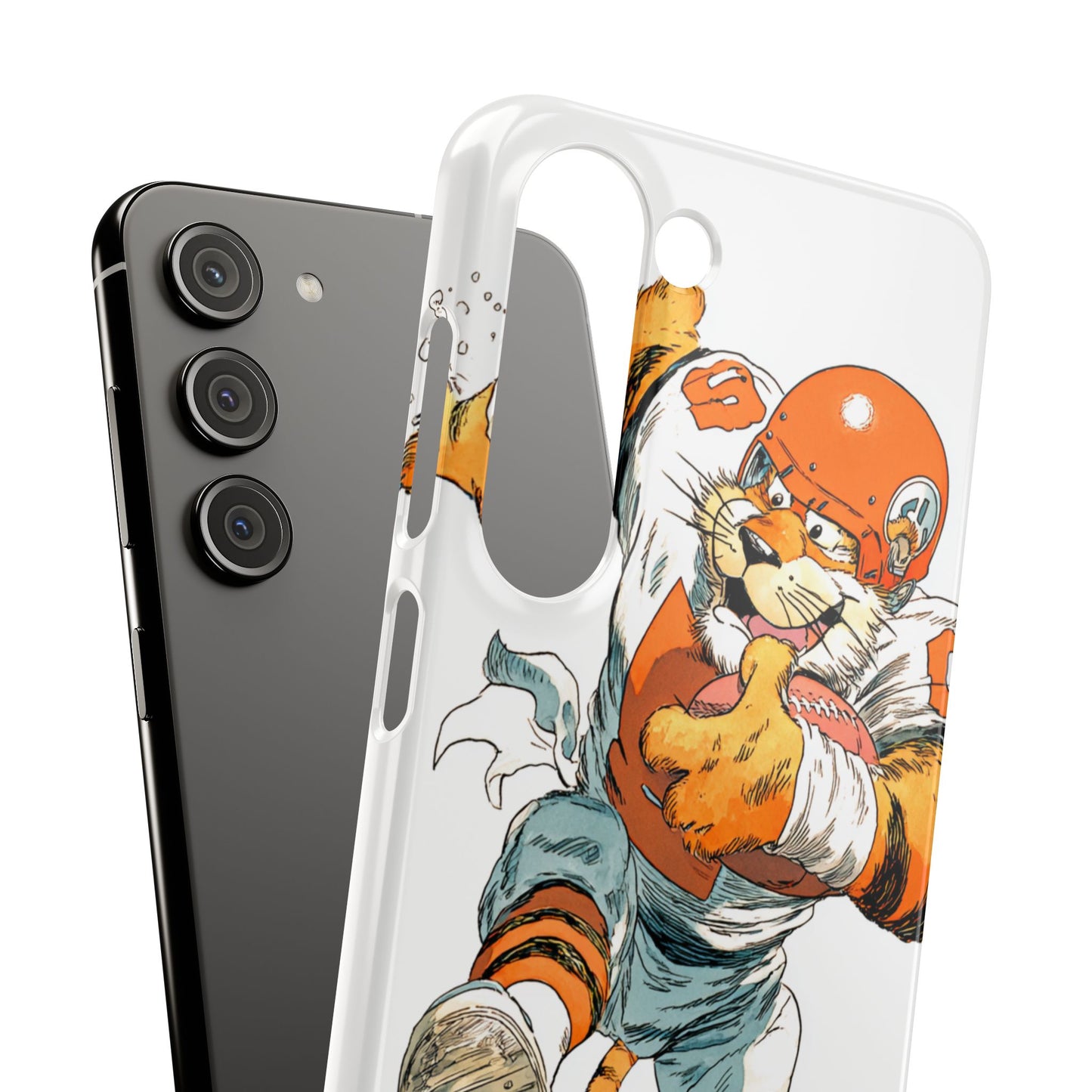 Cincinnati Bengals Snap Cases, Football Fans Phone Case, Tiger Cartoon Art Design, Football Lover Gift, Protective Phone Cover