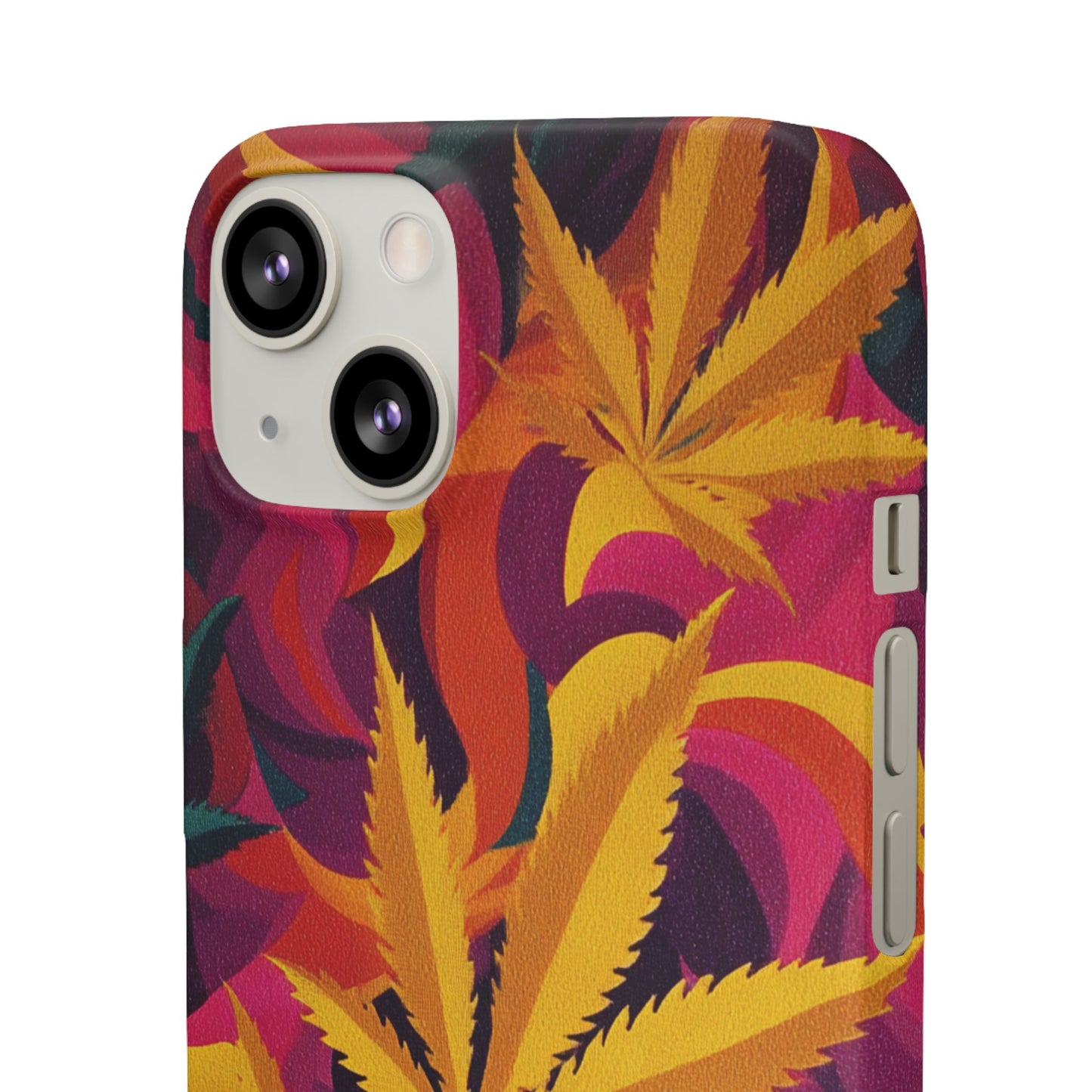 Autumn Vibe Cannabis Snap Case for IPhones and Samsungs Custom