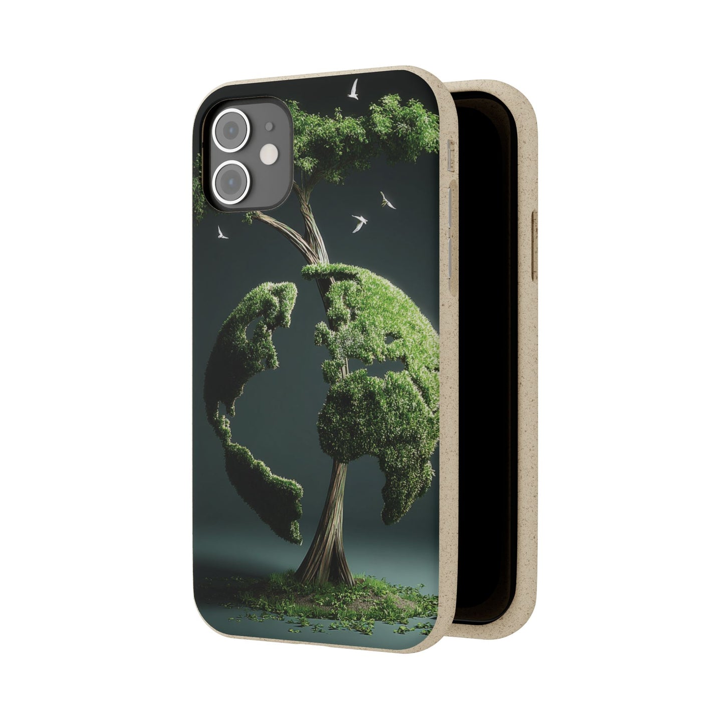 Eco-Friendly Phone Case with Nature Design, Sustainable iPhone Cover, Biodegradable Cellphone Accessories, Green Earth Gift, Earth Day [...]