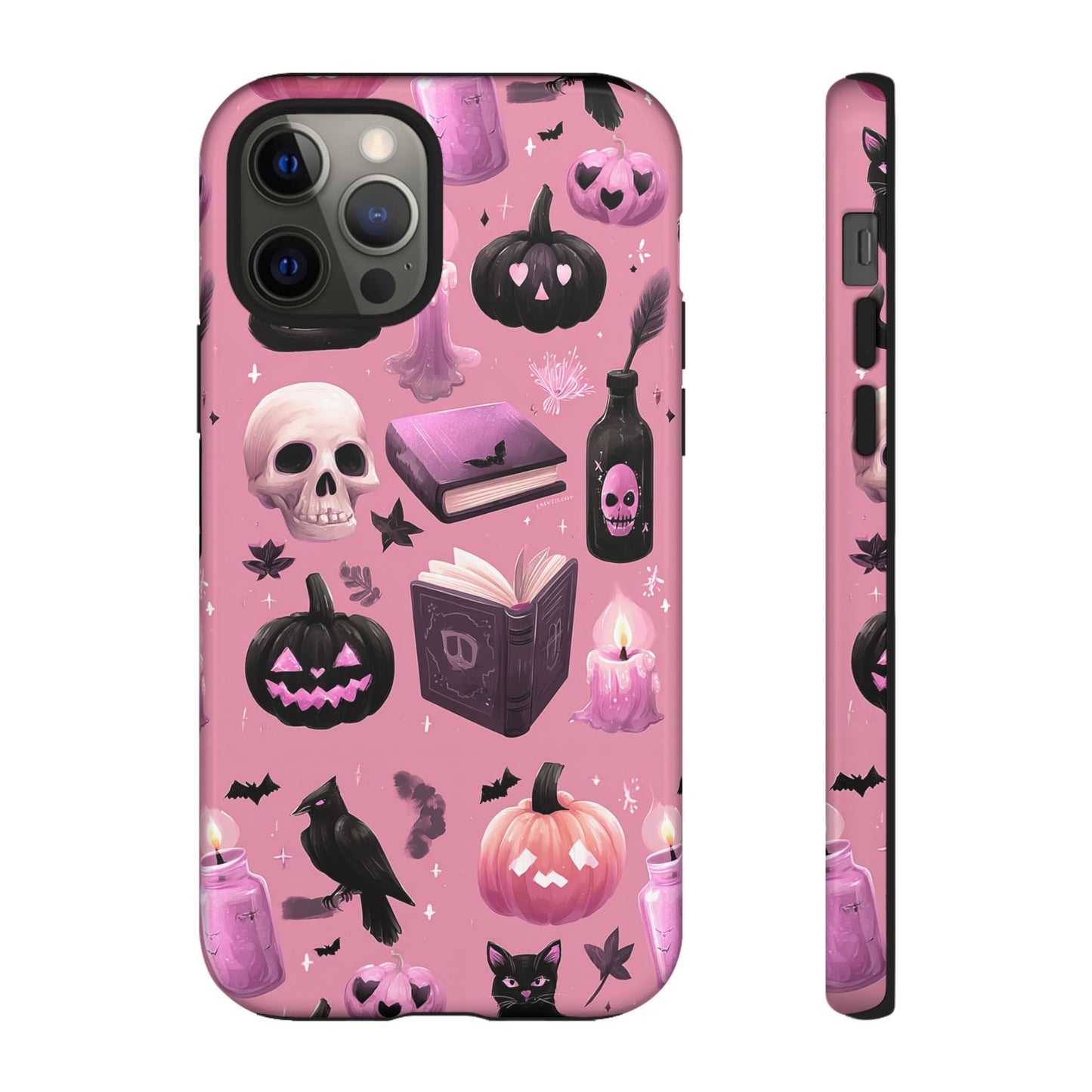 Spooky Phone Case - Halloween Design, Cute Costume Accessory, Fall Decor, Gift for Cat Lovers, Witchy Vibes, Trick or Treat