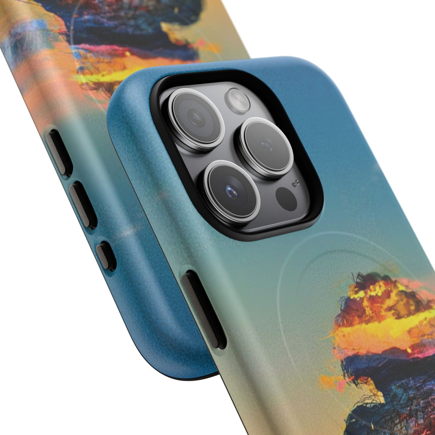 Abstract Sunset Silhouette Tough Magnetic Phone Case