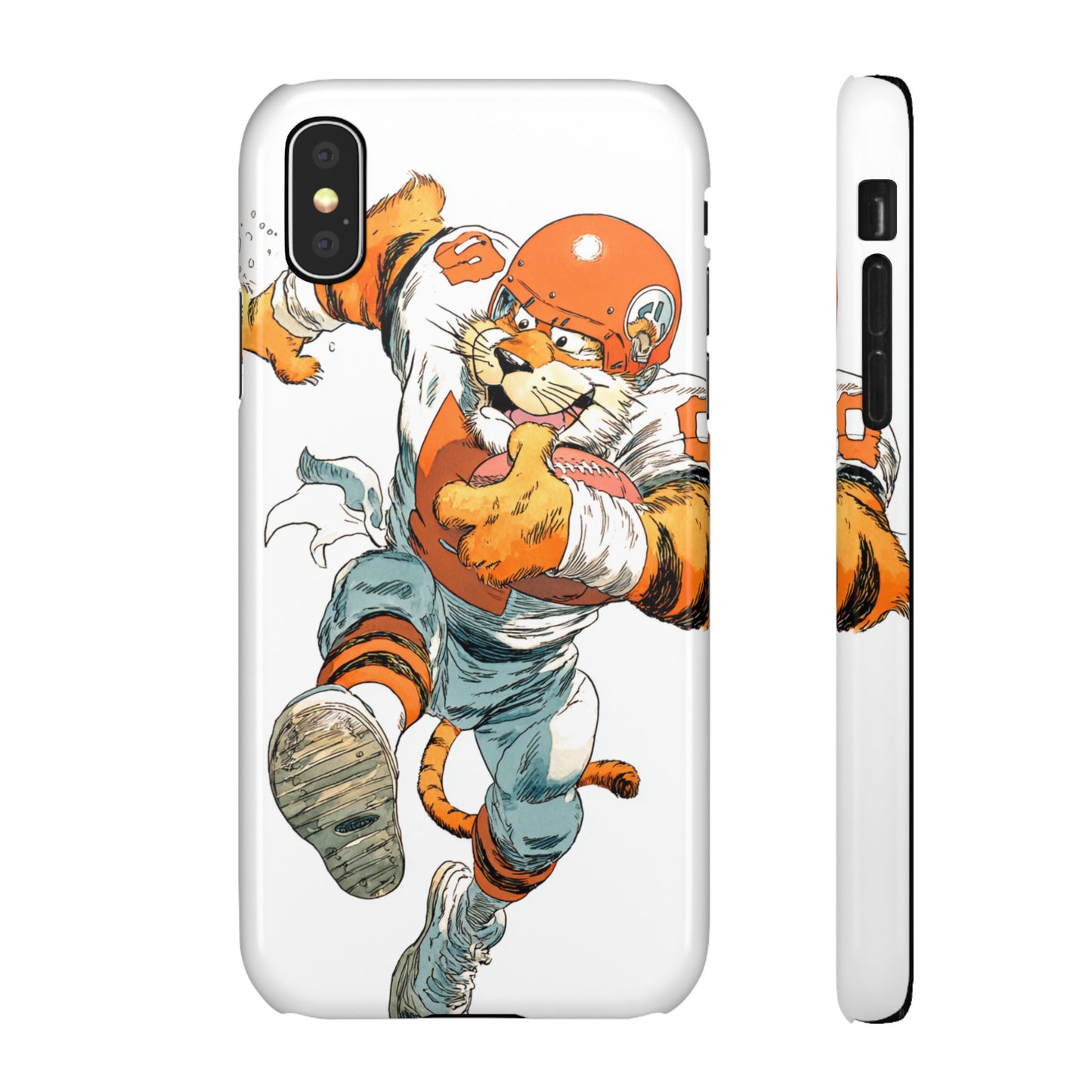 Cincinnati Bengals Snap Cases, Football Fans Phone Case, Tiger Cartoon Art Design, Football Lover Gift, Protective Phone Cover