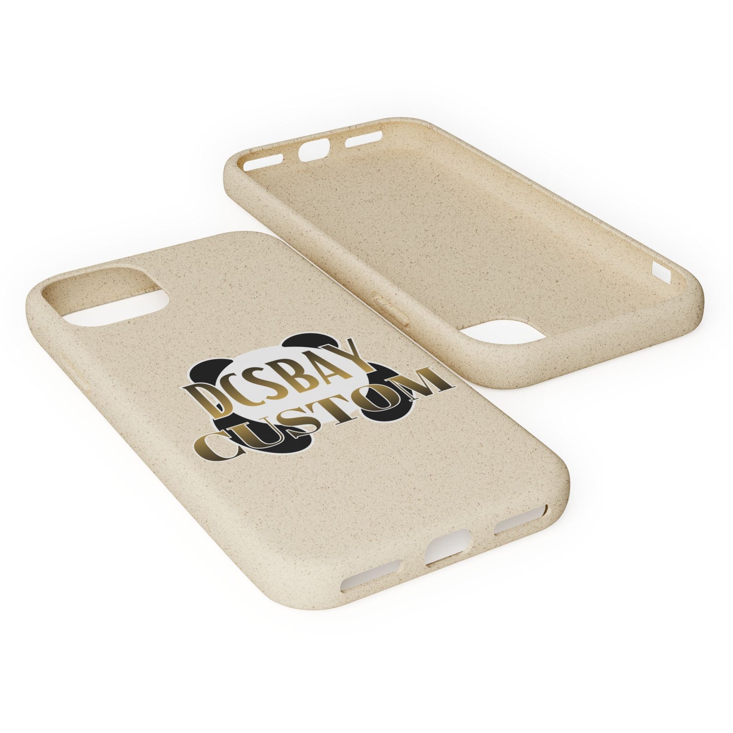 Biodegradable Panda Phone Case — Eco-Friendly Customizable iPhone Cover