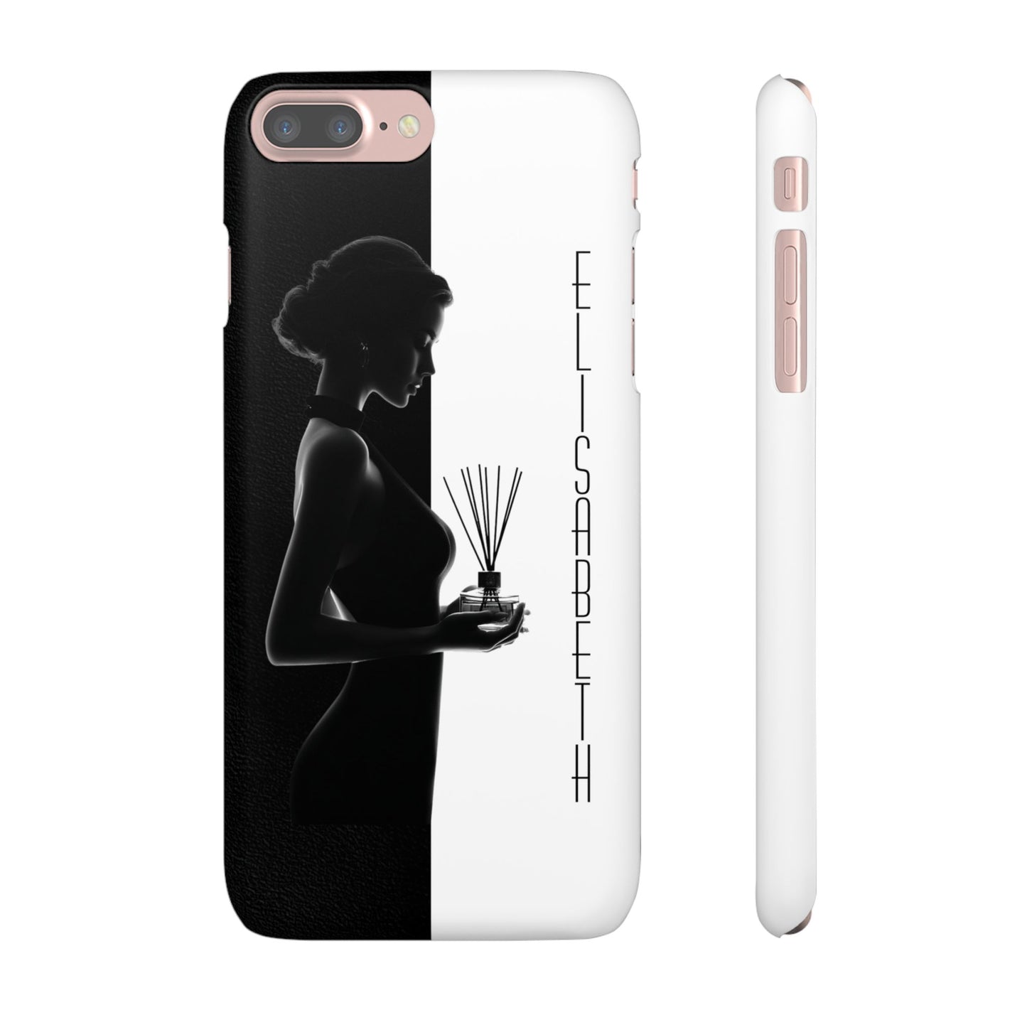 Custom Black and White Snap Case for Women Phone Cover for iPhone and Samsung