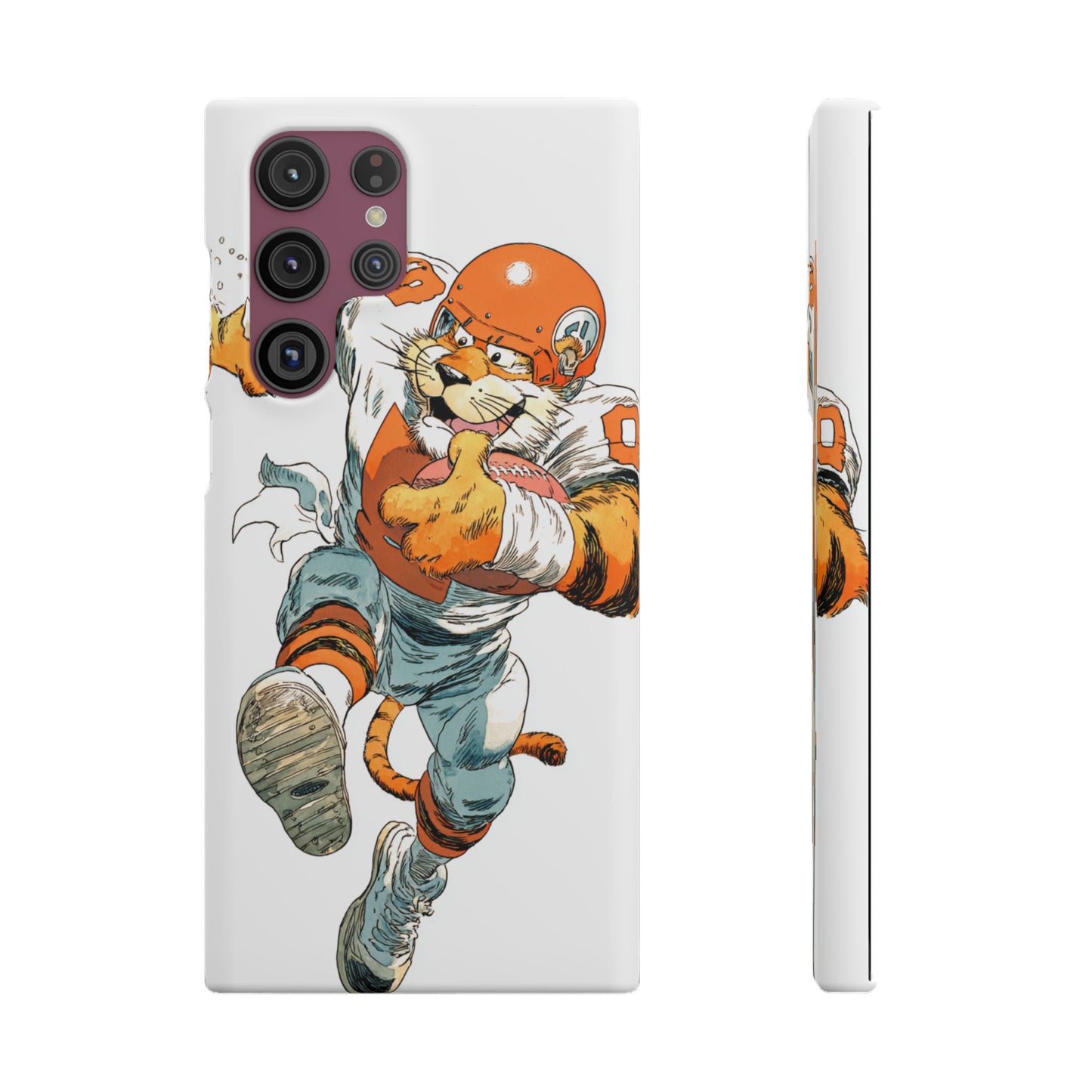 Cincinnati Bengals Snap Cases, Football Fans Phone Case, Tiger Cartoon Art Design, Football Lover Gift, Protective Phone Cover