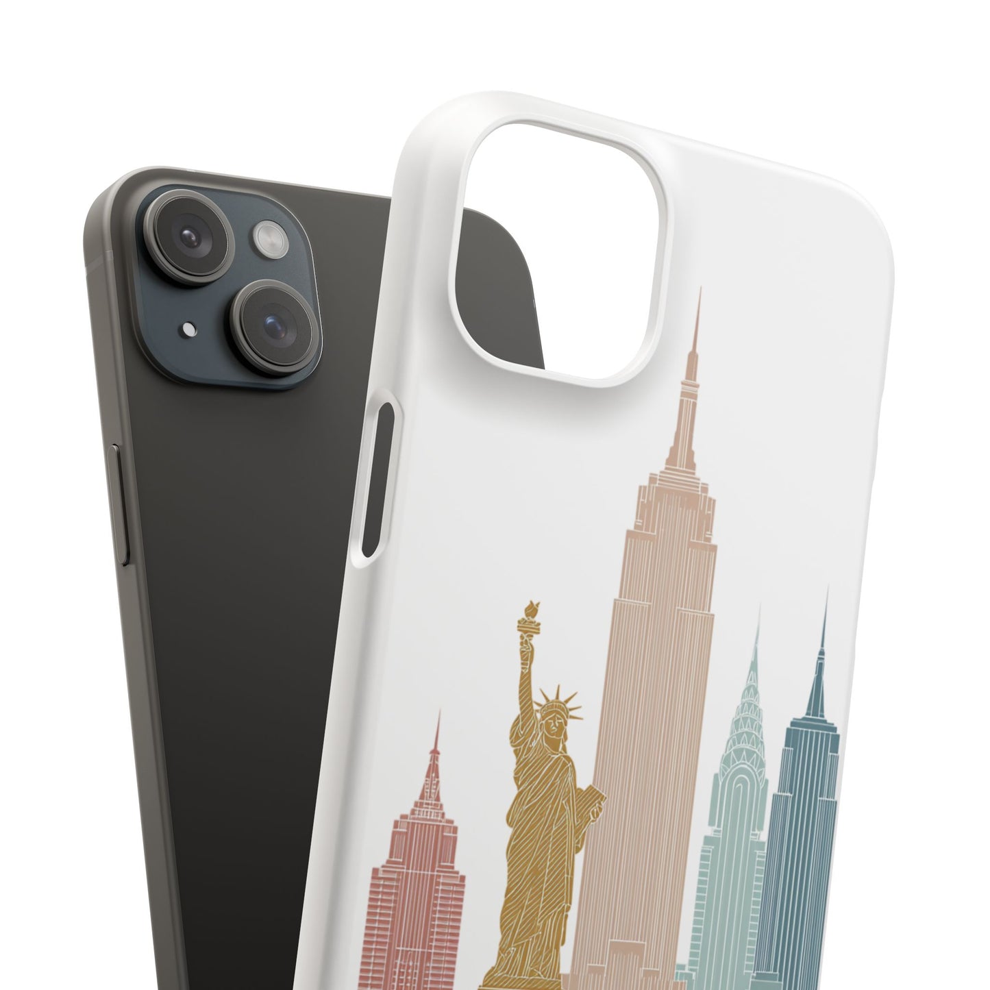 Stylish New York Snap Case, Urban Phone Cover, Cityscape Phone Case, Gift for Travelers, Trendy Protective Case