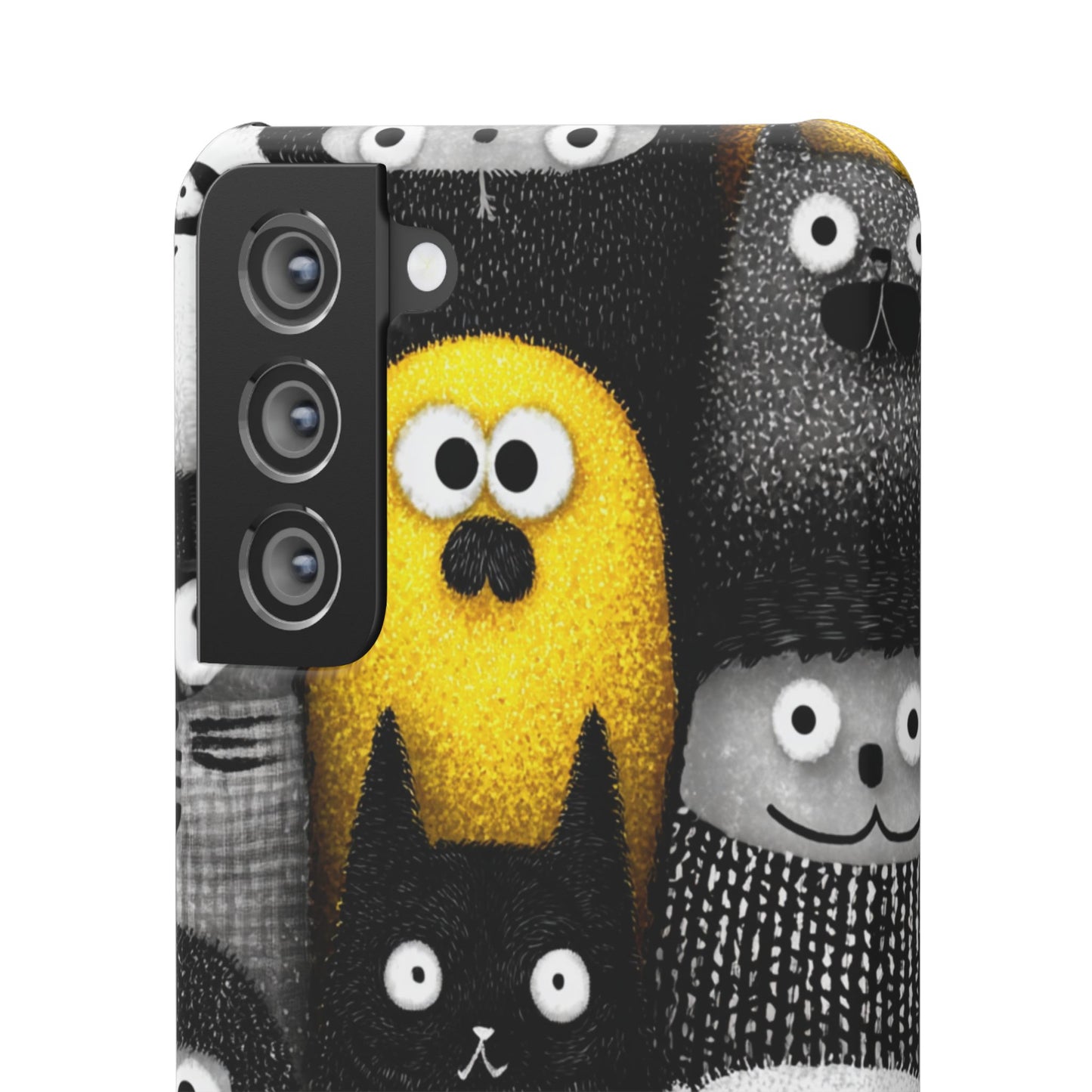 Colorful Character Snap Cases, Cute Phone Cover, Unique Gift for Kids, Fun Accessory, Perfect for Birthdays, Holidays