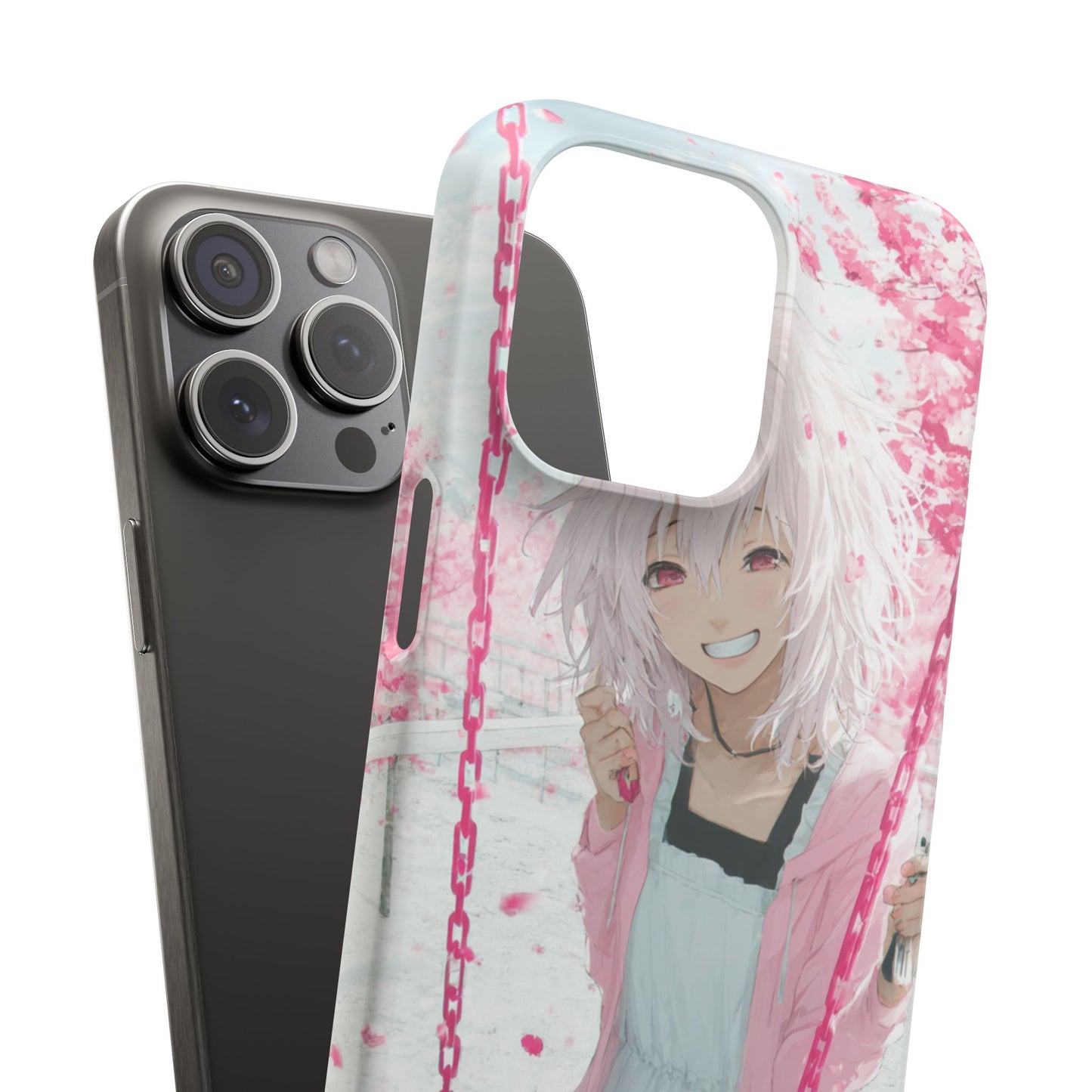 Anime Character Snap Cases for Phone, Cute Aesthetic Phone Cover, Gifts for Otaku, Floral Design, Unique Phone Cases