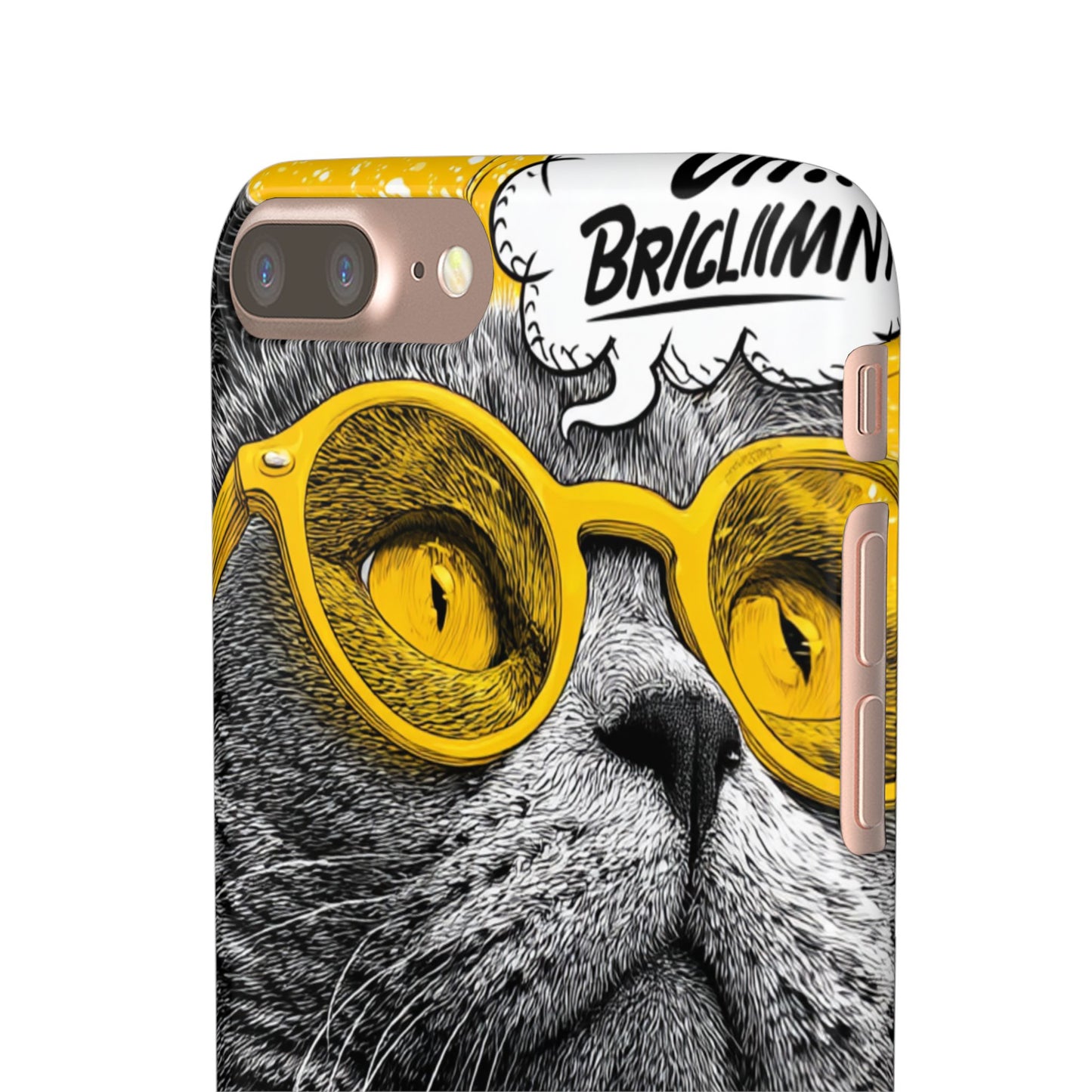 Playful Cat Snap Case - Quirky Phone Cover for Cat Lovers, Gift for Pet Enthusiasts, Funny Accessory for Any Occasion