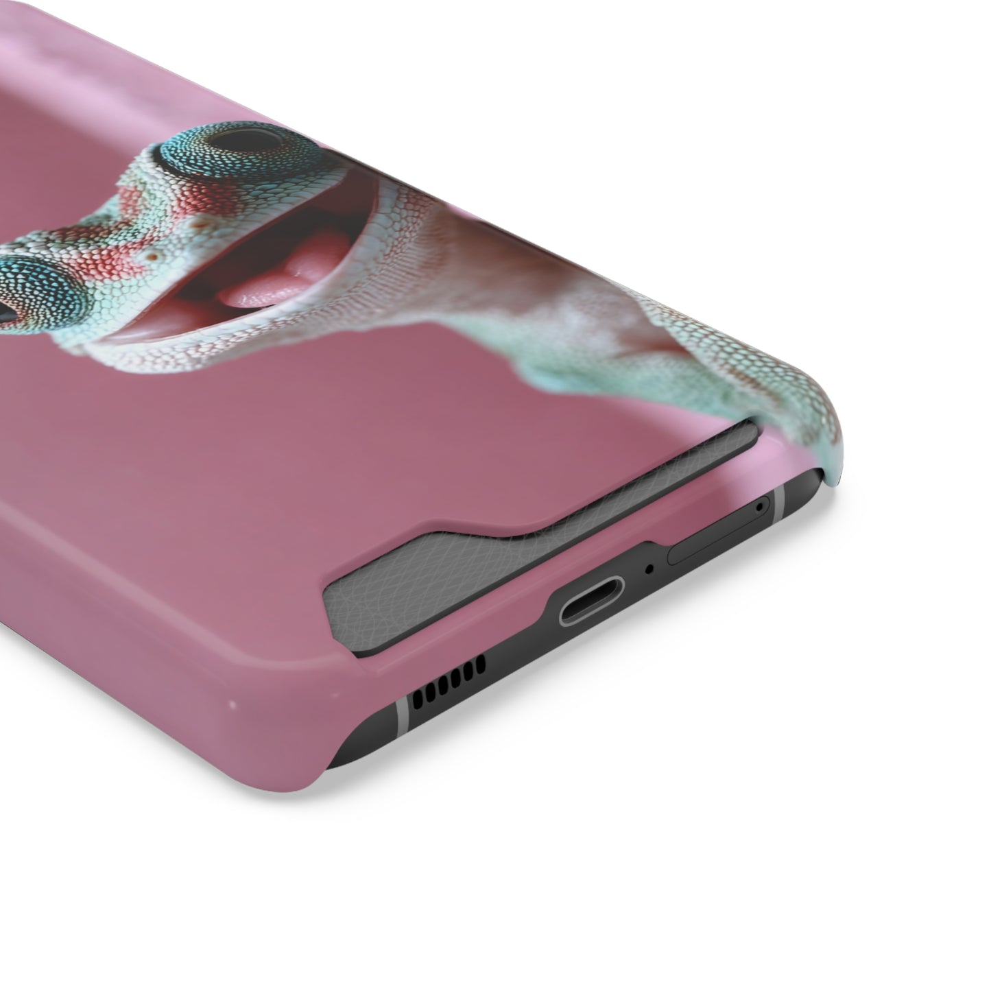 Whimsical Phone Case with Card Holder - Cute Gecko Design, Fun Gift for Kids, Stylish Accessory for Everyday Use, Perfect for [...]