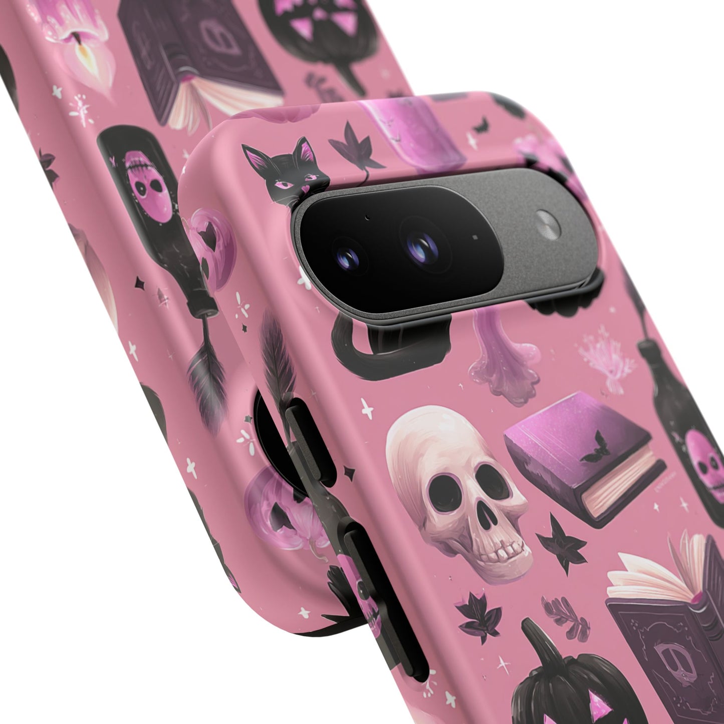 Spooky Phone Case - Halloween Design, Cute Costume Accessory, Fall Decor, Gift for Cat Lovers, Witchy Vibes, Trick or Treat