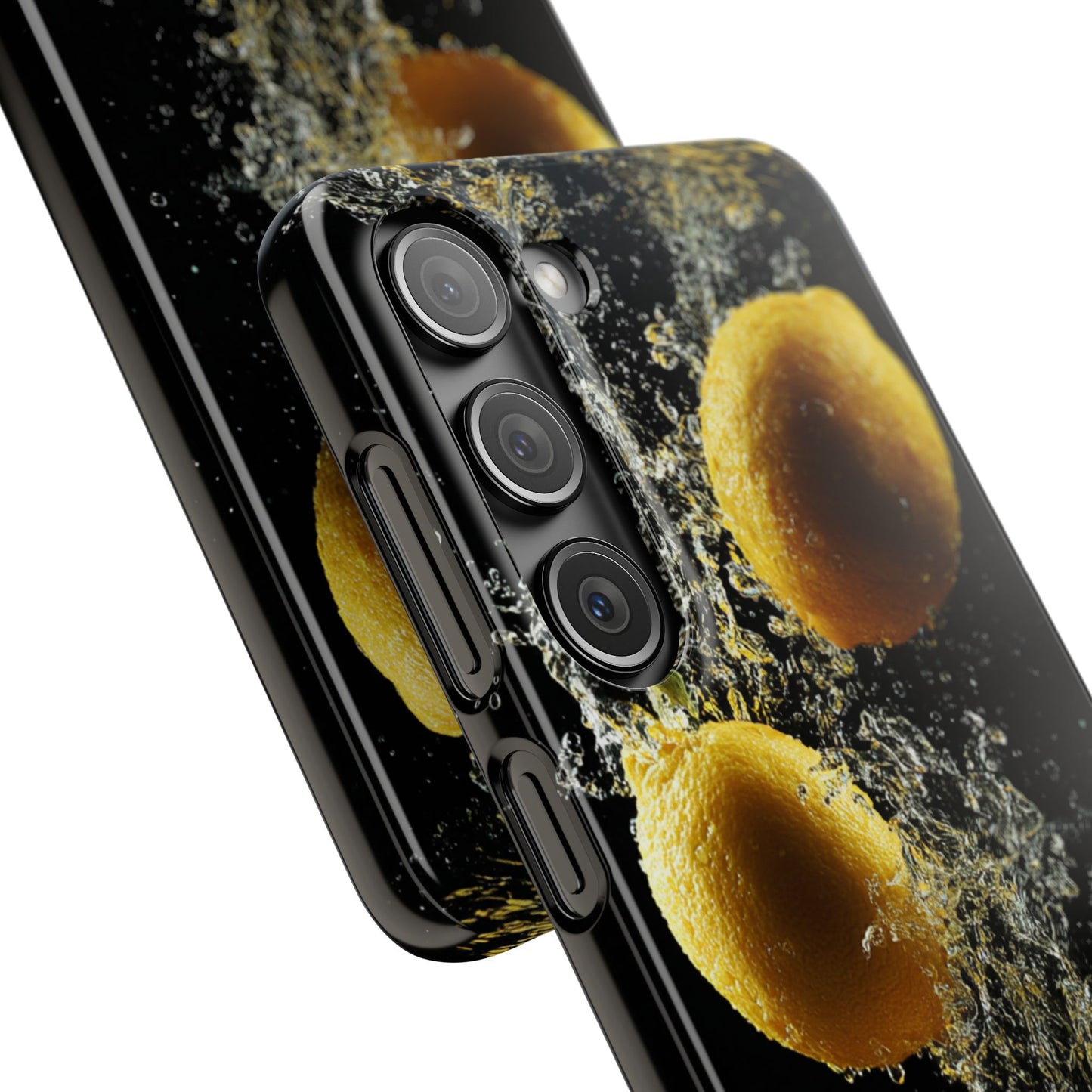 Lemon Splash Phone Case - Vibrant Snap Case, Fruit Lover Gift, Summer Vibes, Kitchen Decor, Unique Phone Accessories