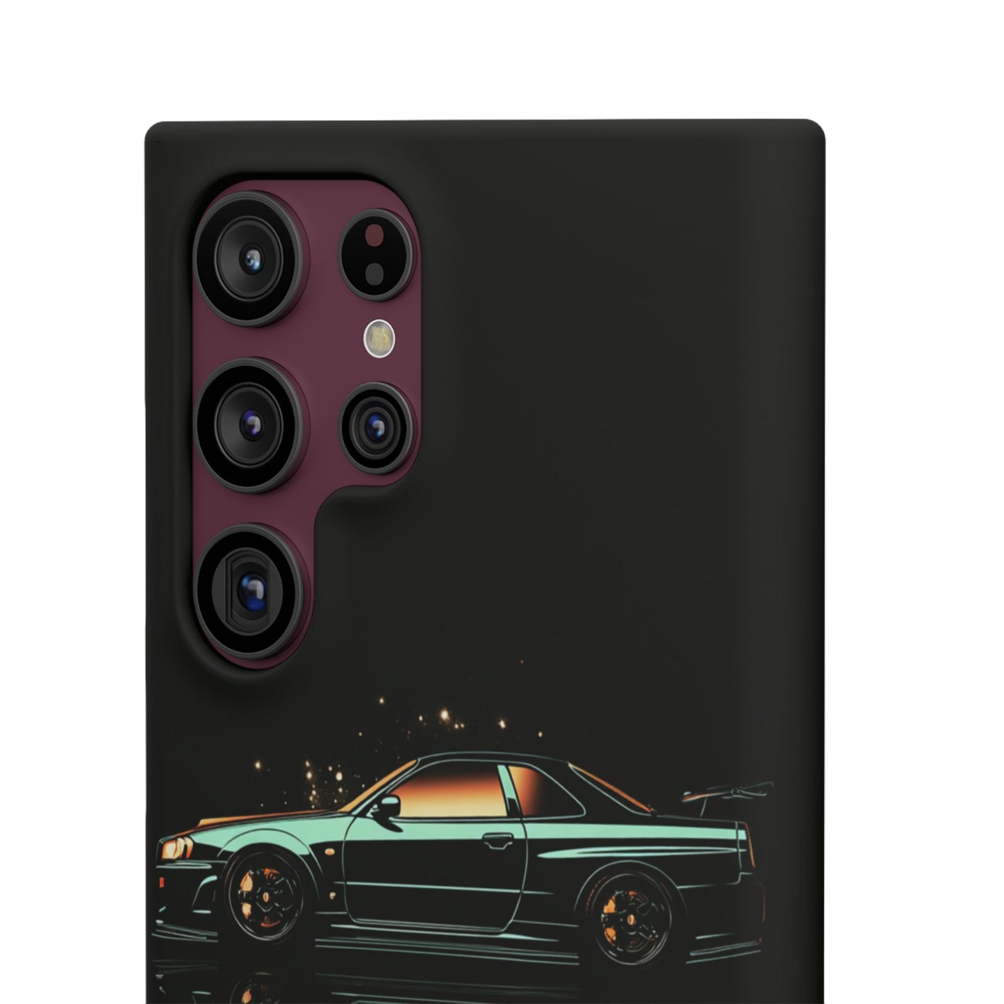 Green Skyleine R34 GTR Art Snap Case and Protective Phone Cover For iPhone and Samsung
