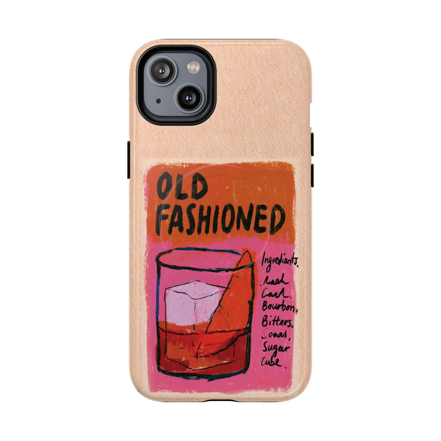 Old Fashioned Phone Case — Retro Cocktail iPhone Magnetic Case