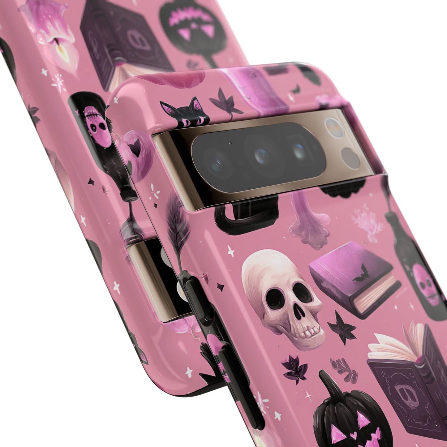 Spooky Phone Case - Halloween Design, Cute Costume Accessory, Fall Decor, Gift for Cat Lovers, Witchy Vibes, Trick or Treat
