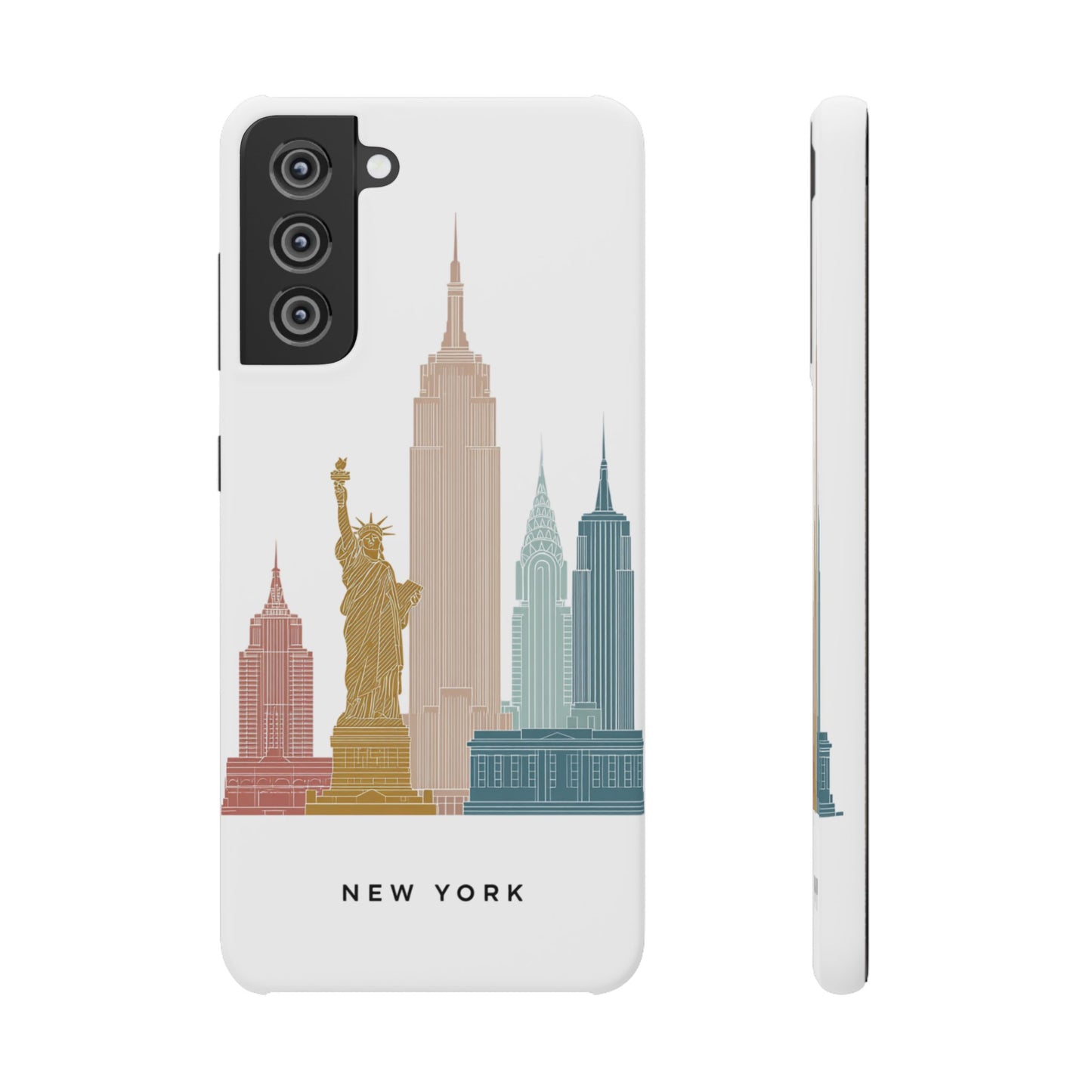 Stylish New York Snap Case, Urban Phone Cover, Cityscape Phone Case, Gift for Travelers, Trendy Protective Case