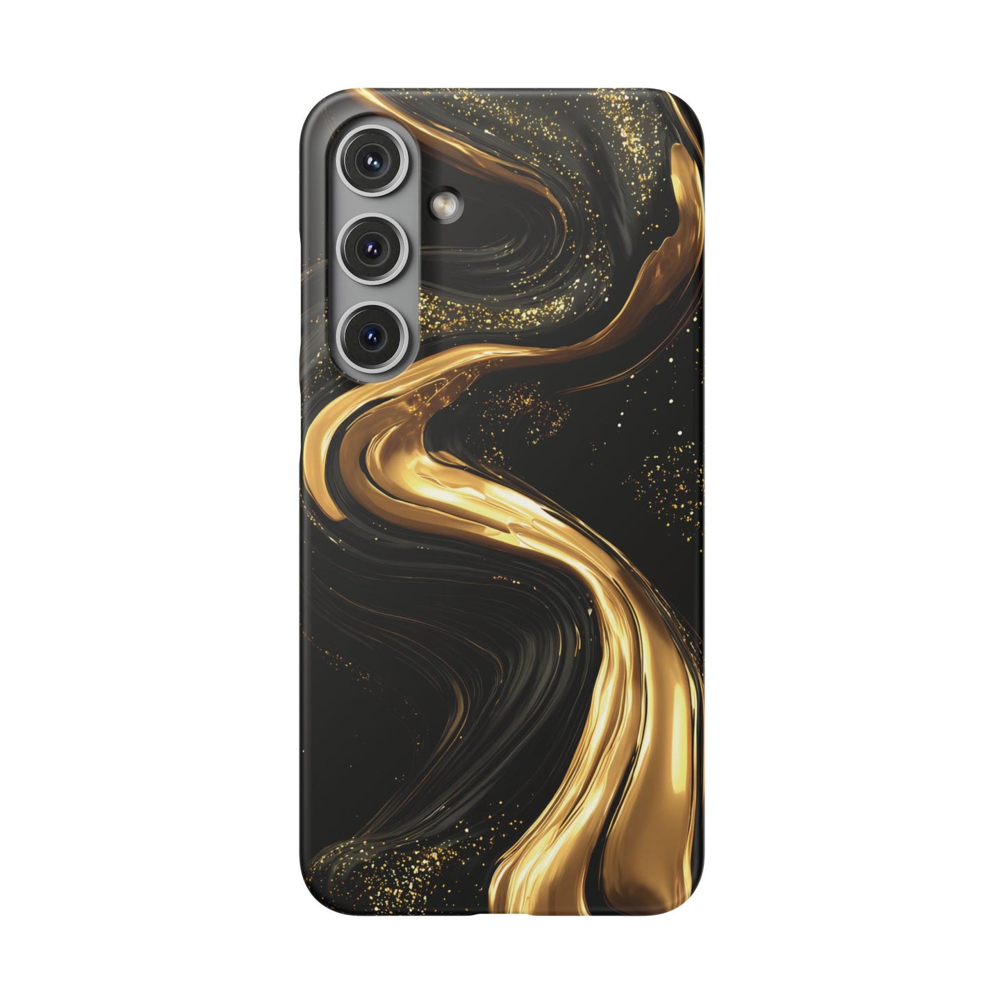 Elegant Gold Swirl Snap Case - Stylish Phone Cover, Modern Accessory, Gift for Her, Luxe Phone Case, Trendy Decor