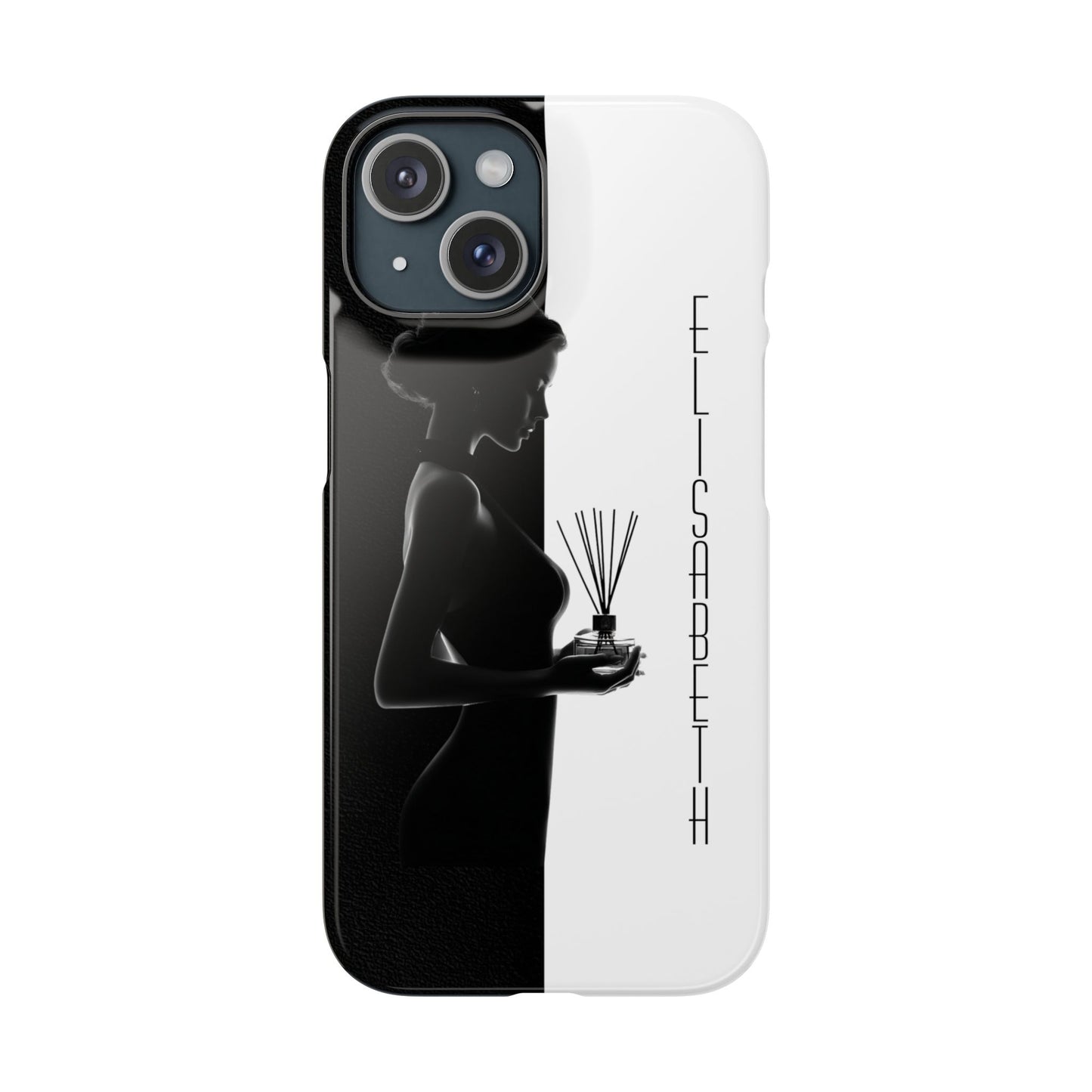Custom Black and White Snap Case for Women Phone Cover for iPhone and Samsung