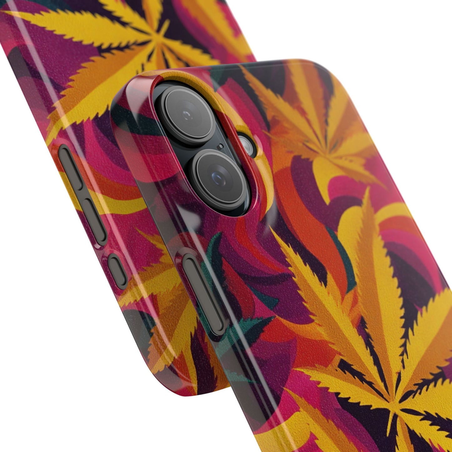 Autumn Vibe Cannabis Snap Case for IPhones and Samsungs Custom