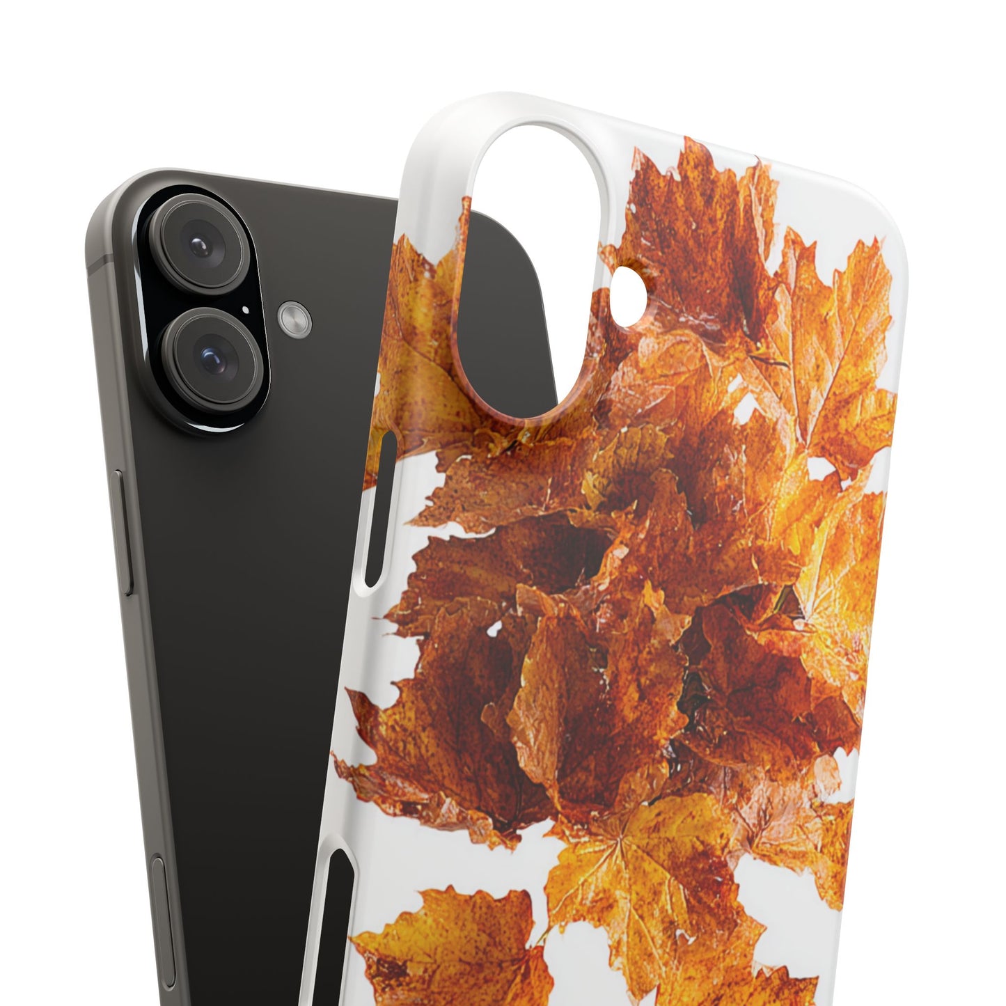 Autumn Leaf Phone Case | Fall Snap Cases, Phone Accessories, Nature Lover Gift, Seasonal Decor, Cozy Fall Vibes
