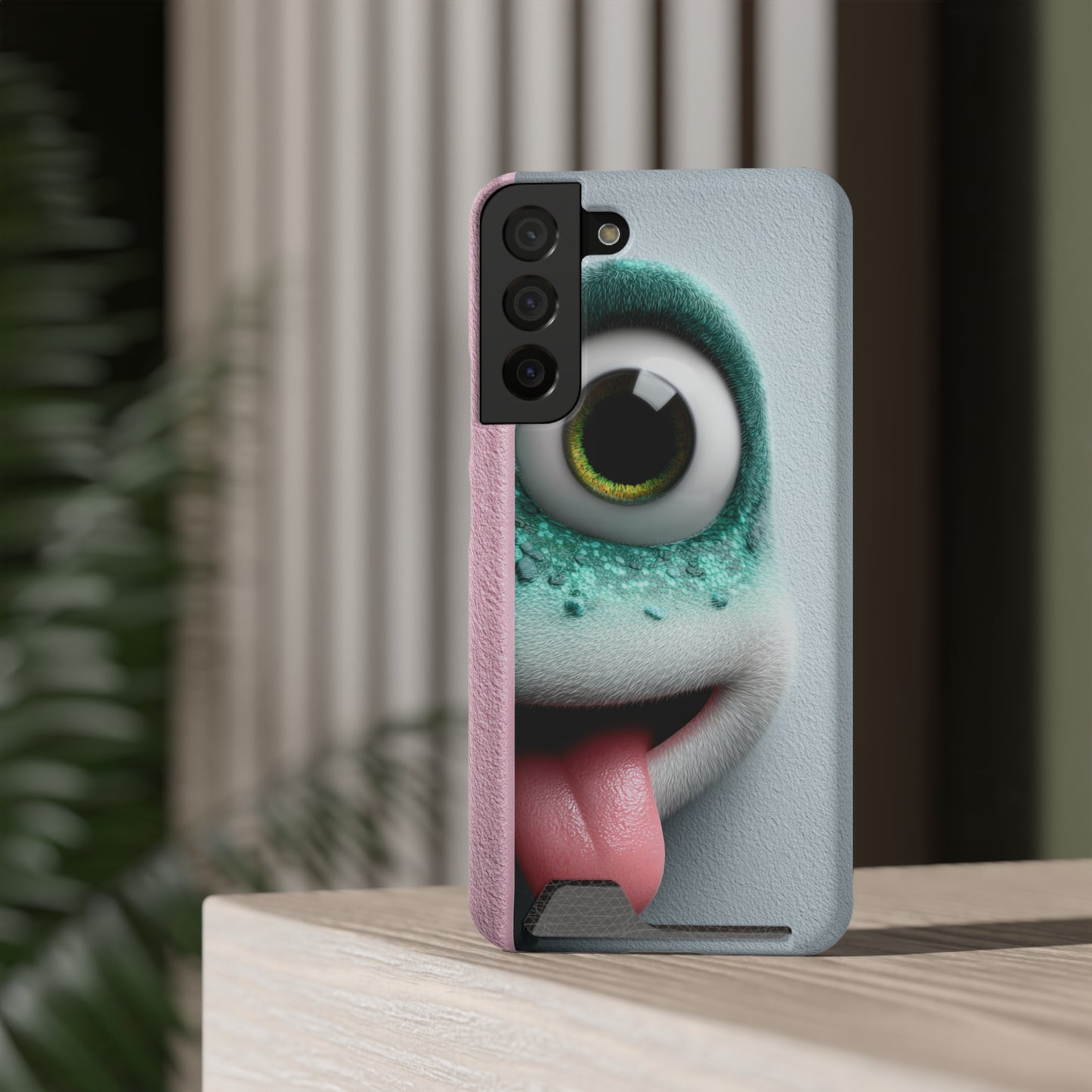 Funky Card Holder Phone Case - Whimsical Design, Cute Gift, Unique Accessories, Fun Mobile Cover, Stylish Phone Protection