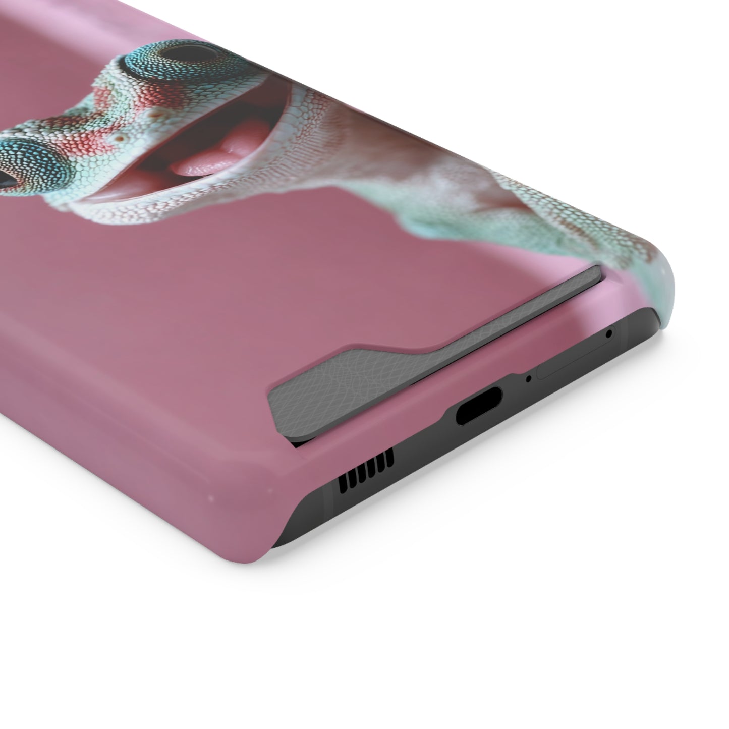 Whimsical Phone Case with Card Holder - Cute Gecko Design, Fun Gift for Kids, Stylish Accessory for Everyday Use, Perfect for [...]