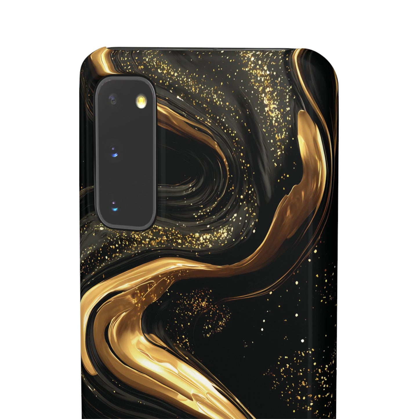Elegant Gold Swirl Snap Case - Stylish Phone Cover, Modern Accessory, Gift for Her, Luxe Phone Case, Trendy Decor