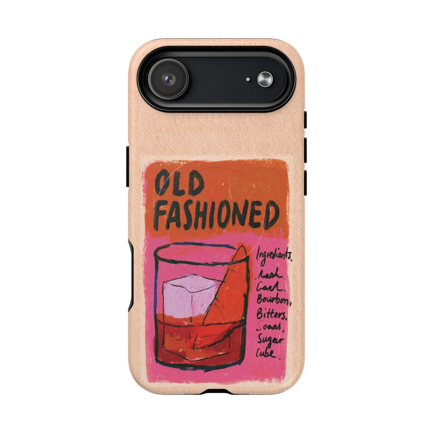 Old Fashioned Phone Case — Retro Cocktail iPhone Magnetic Case