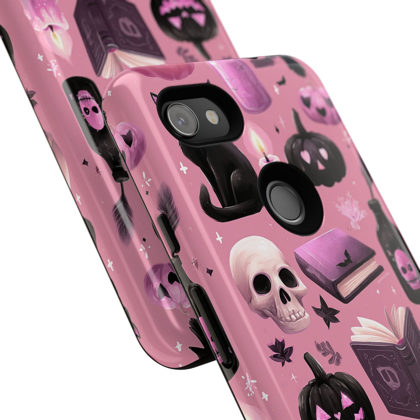 Spooky Phone Case - Halloween Design, Cute Costume Accessory, Fall Decor, Gift for Cat Lovers, Witchy Vibes, Trick or Treat