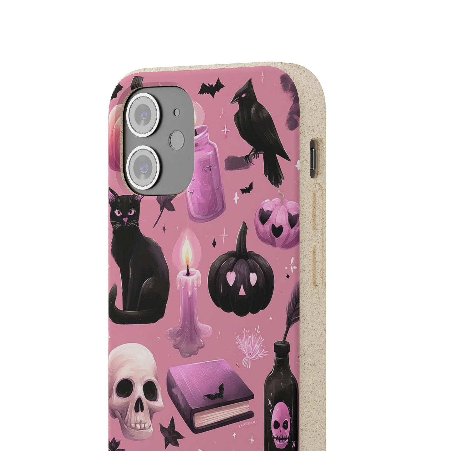 Halloween-Inspired Biodegradable Phone Case, Eco-Friendly Cell Phone Cover, Cute Goth Aesthetic Gift, Sustainable Halloween Decor, [...]