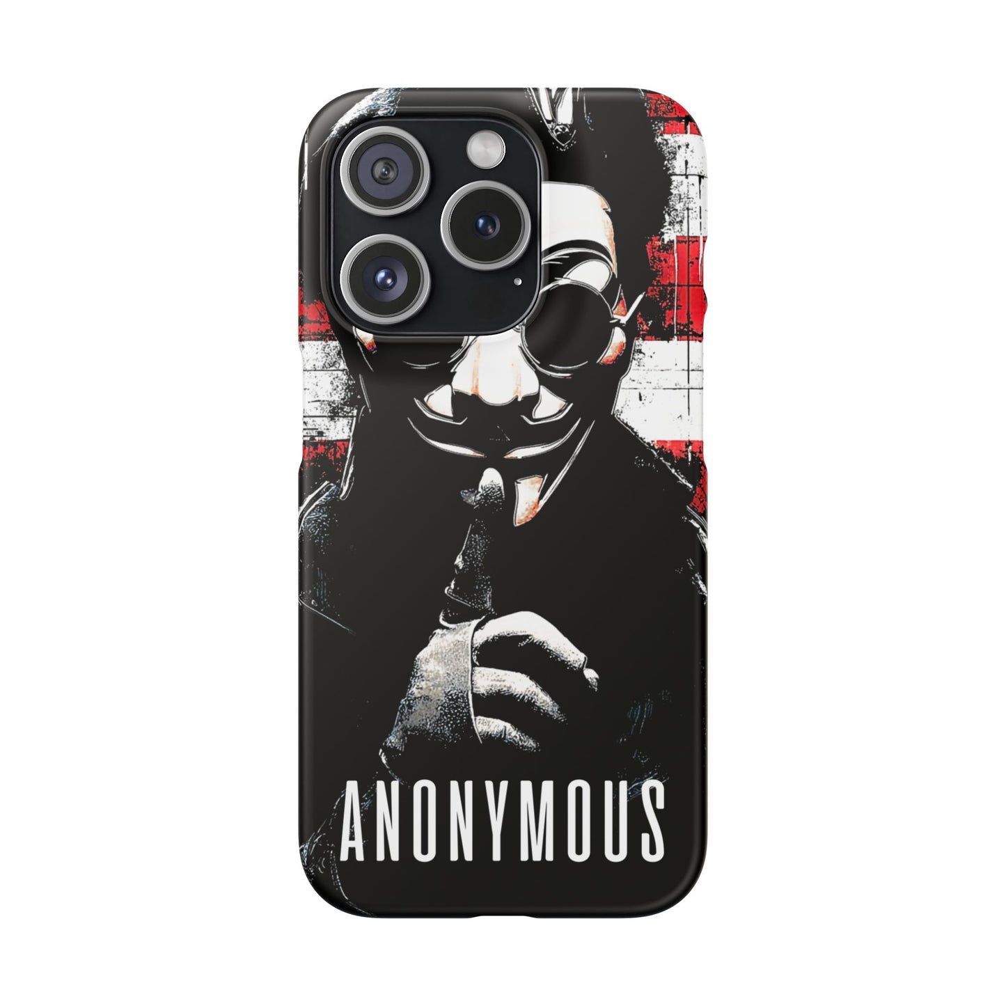 Anonimous & Guy Fawkes Art Snap Case and Protective Phone Cover For iPhone and Samsung