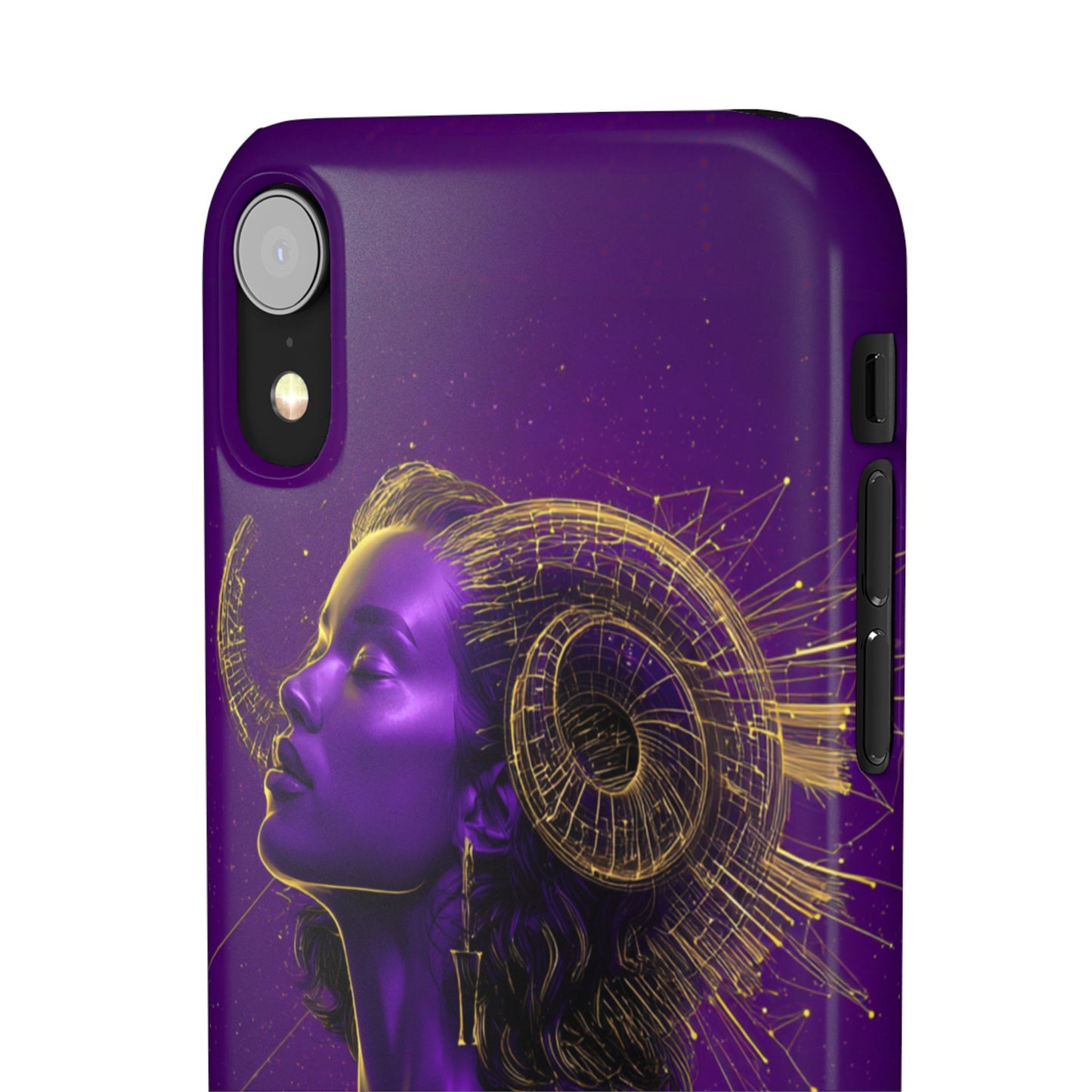 Purple Gold Celestial Virgo Snap Case and Protective Cover for Samsung and iPhone