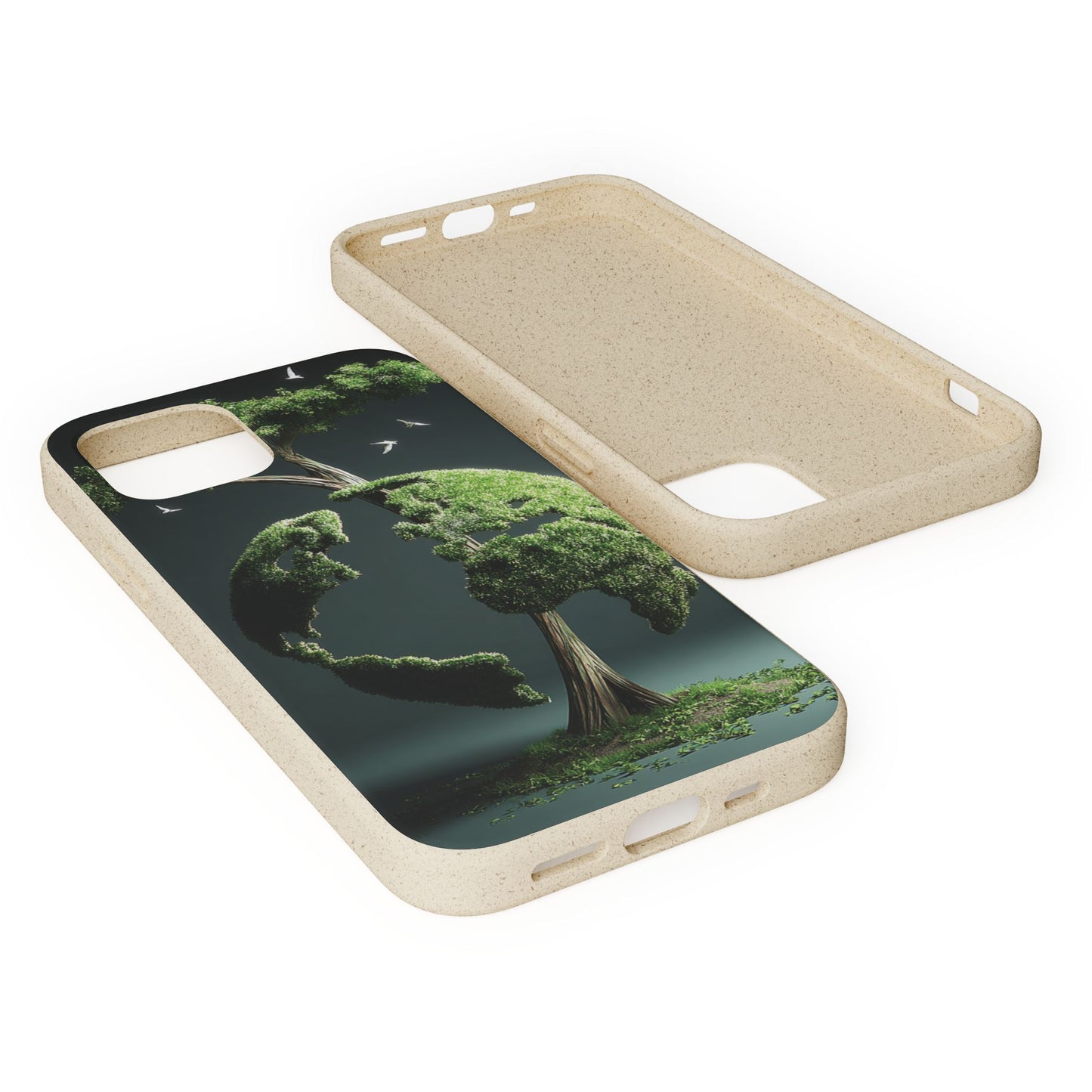 Eco-Friendly Phone Case with Nature Design, Sustainable iPhone Cover, Biodegradable Cellphone Accessories, Green Earth Gift, Earth Day [...]