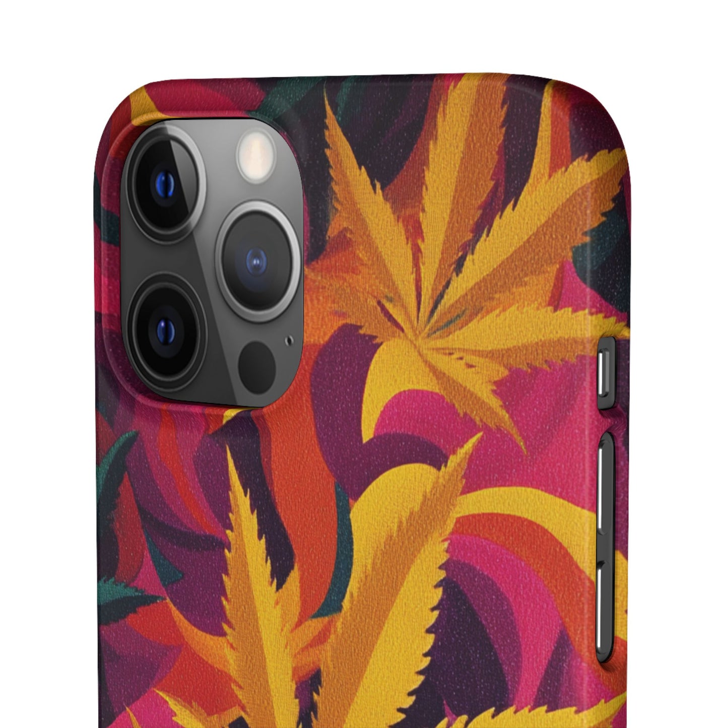 Autumn Vibe Cannabis Snap Case for IPhones and Samsungs Custom