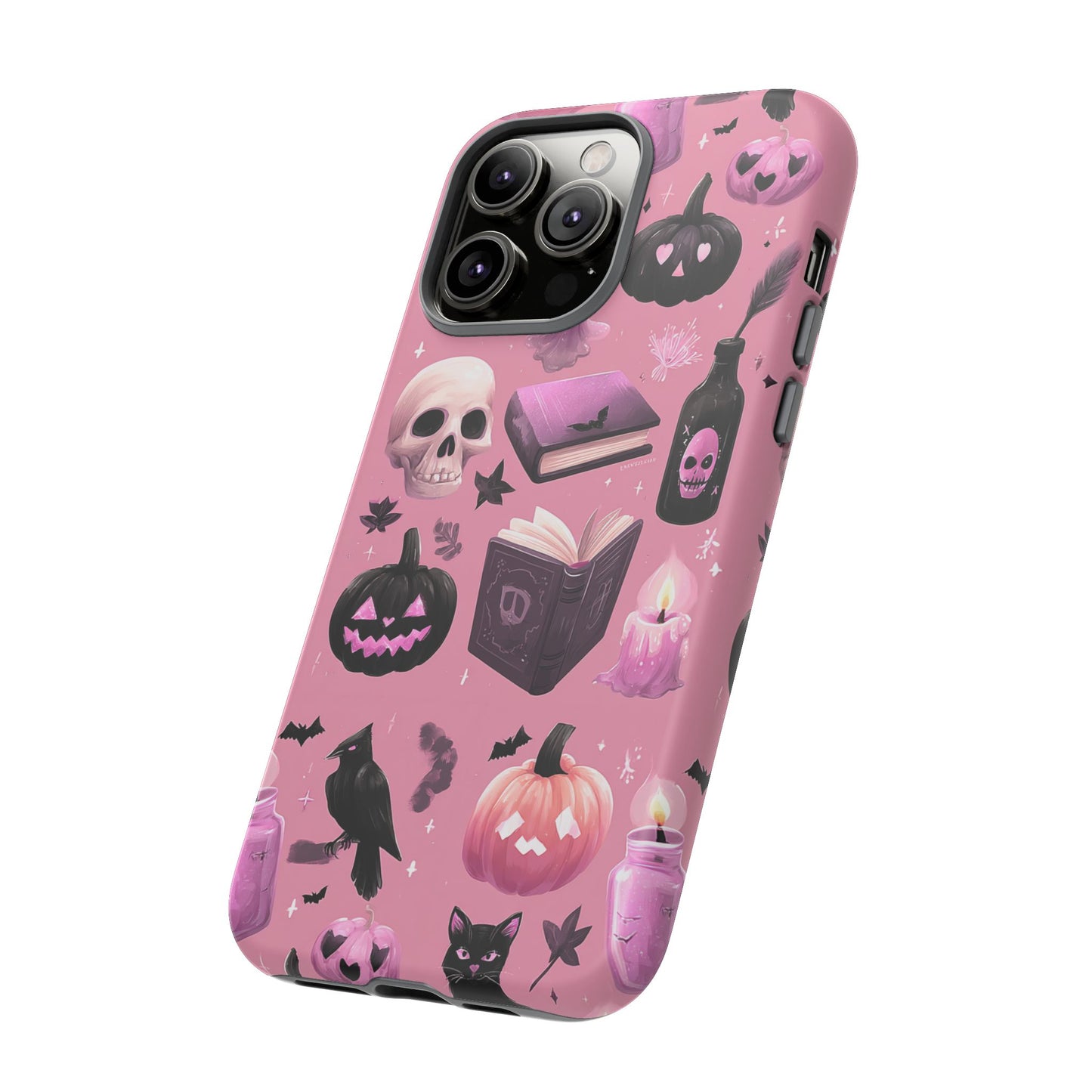 Spooky Phone Case - Halloween Design, Cute Costume Accessory, Fall Decor, Gift for Cat Lovers, Witchy Vibes, Trick or Treat