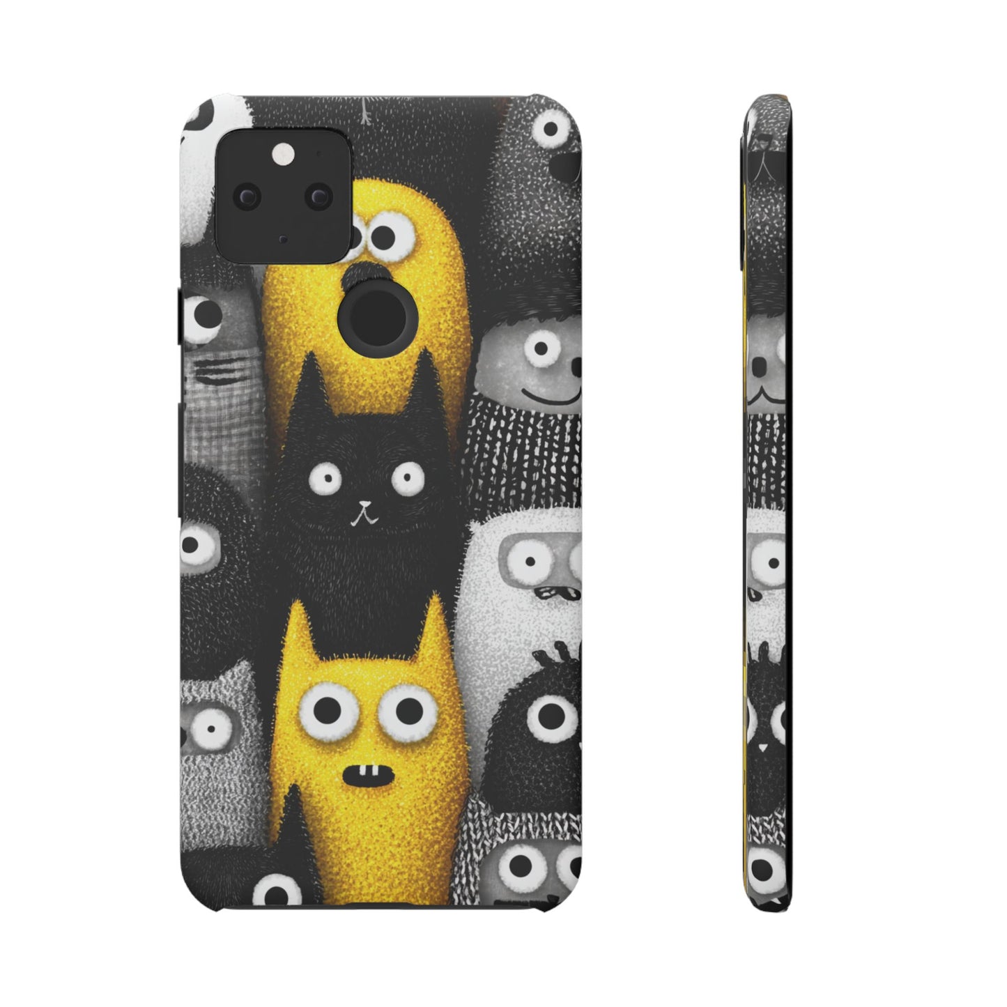 Colorful Character Snap Cases, Cute Phone Cover, Unique Gift for Kids, Fun Accessory, Perfect for Birthdays, Holidays