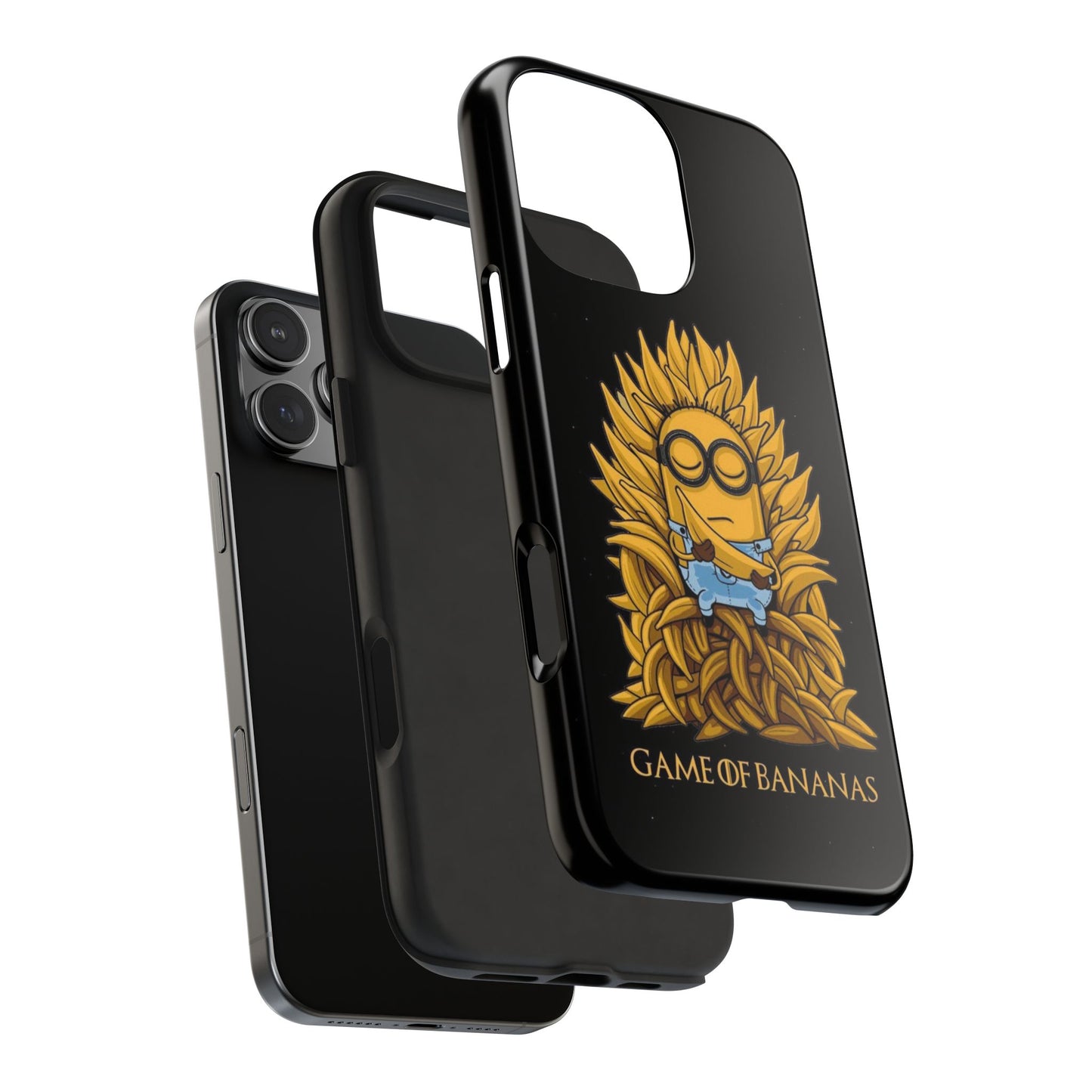 Game of BANANAS iPhone 17 Tough Phone Case | Vintage Black