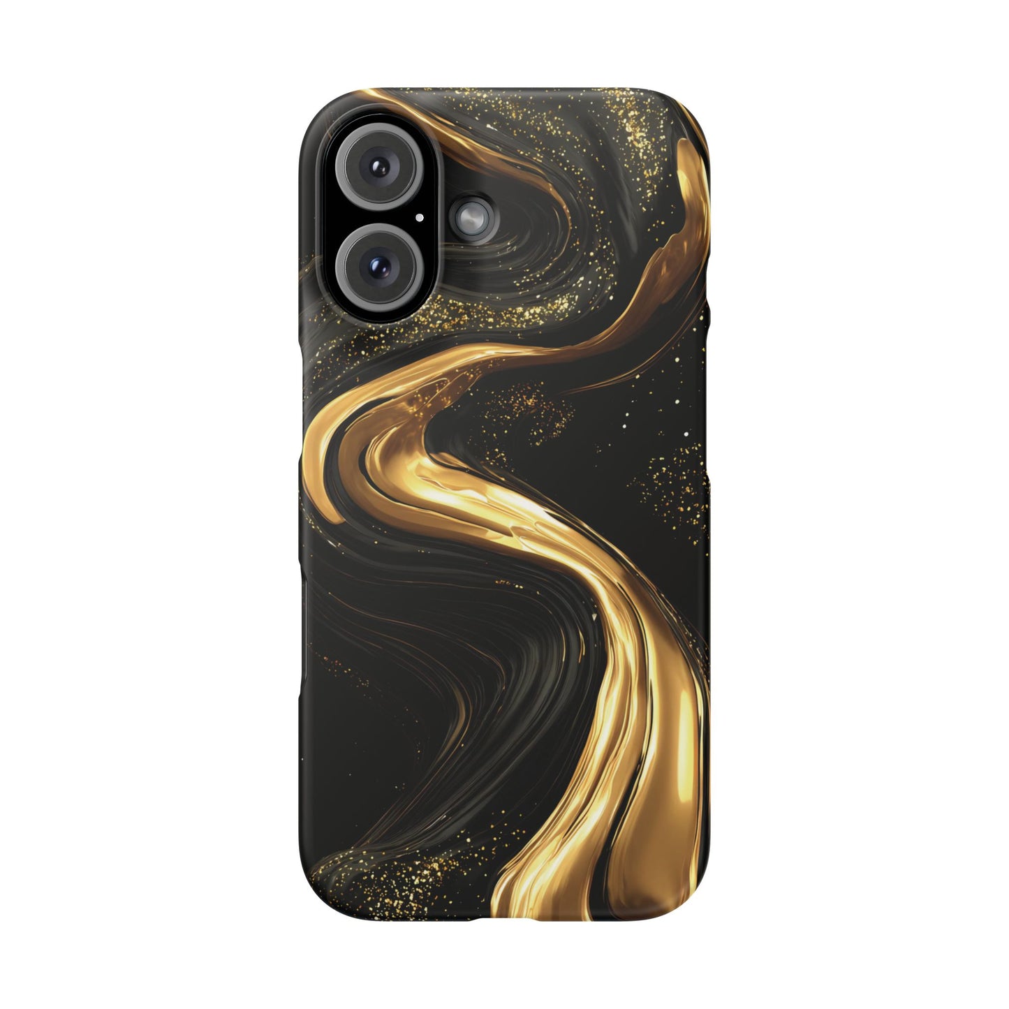 Elegant Gold Swirl Snap Case - Stylish Phone Cover, Modern Accessory, Gift for Her, Luxe Phone Case, Trendy Decor