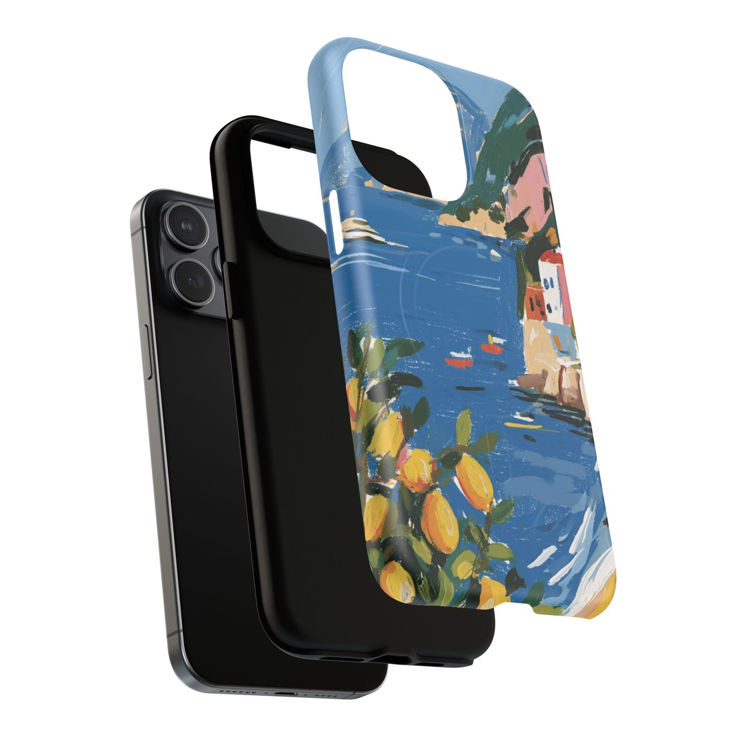 Mediterranean Coastal Phone Case – Tough Magnetic Protective Cover